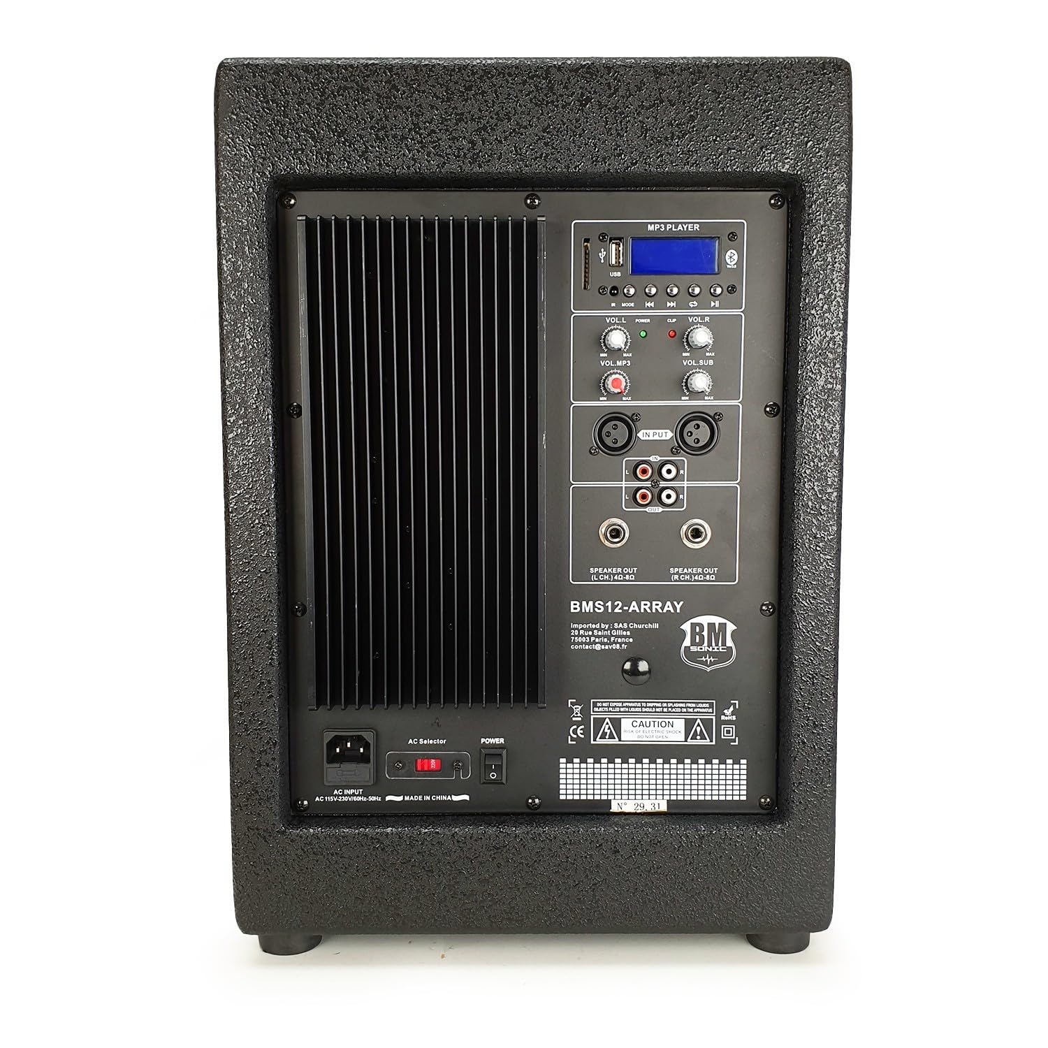 Pack DJ Pure Array 1000 - Enceintes Satellites + Caisson + Pieds - 1000W USB/SD/BT
