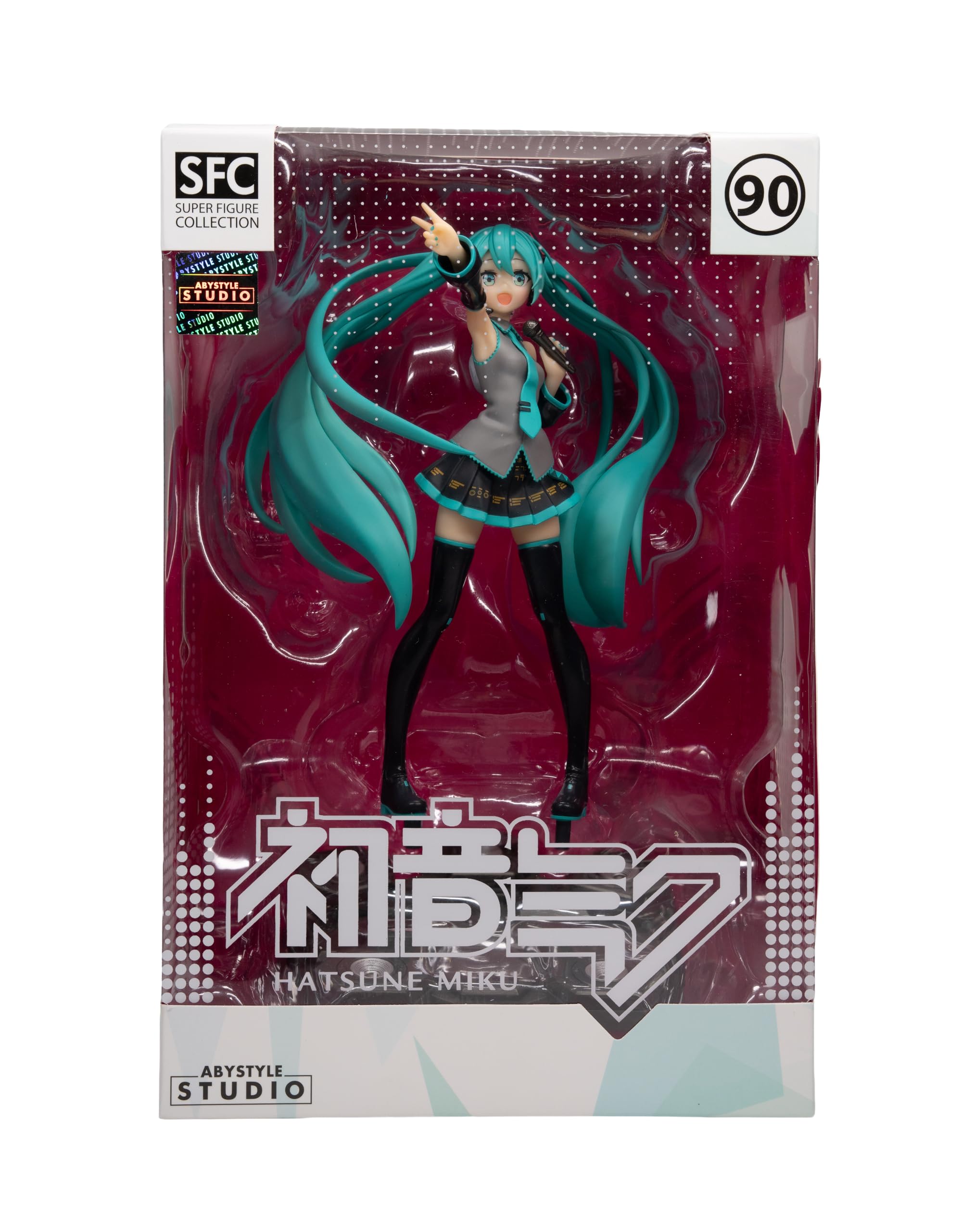 ABYstyle Studio – Figurine Hatsune Miku 1/10 « Clin d’œil » 18–24 cm – Produit Officiel – PVC Haute qualité