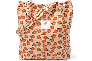 Durable Corduroy Tote Bag For Daily Essentials