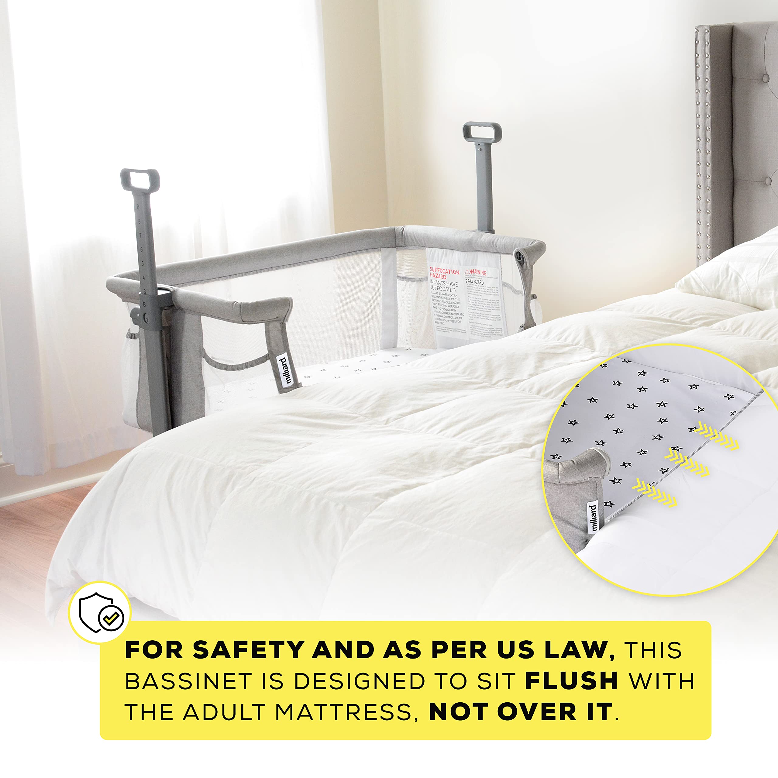 bassinet breathable sides