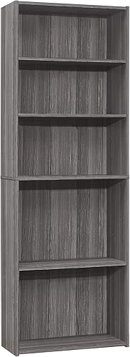 Monarch Specialties - Estantería con 5 estantes, Madera