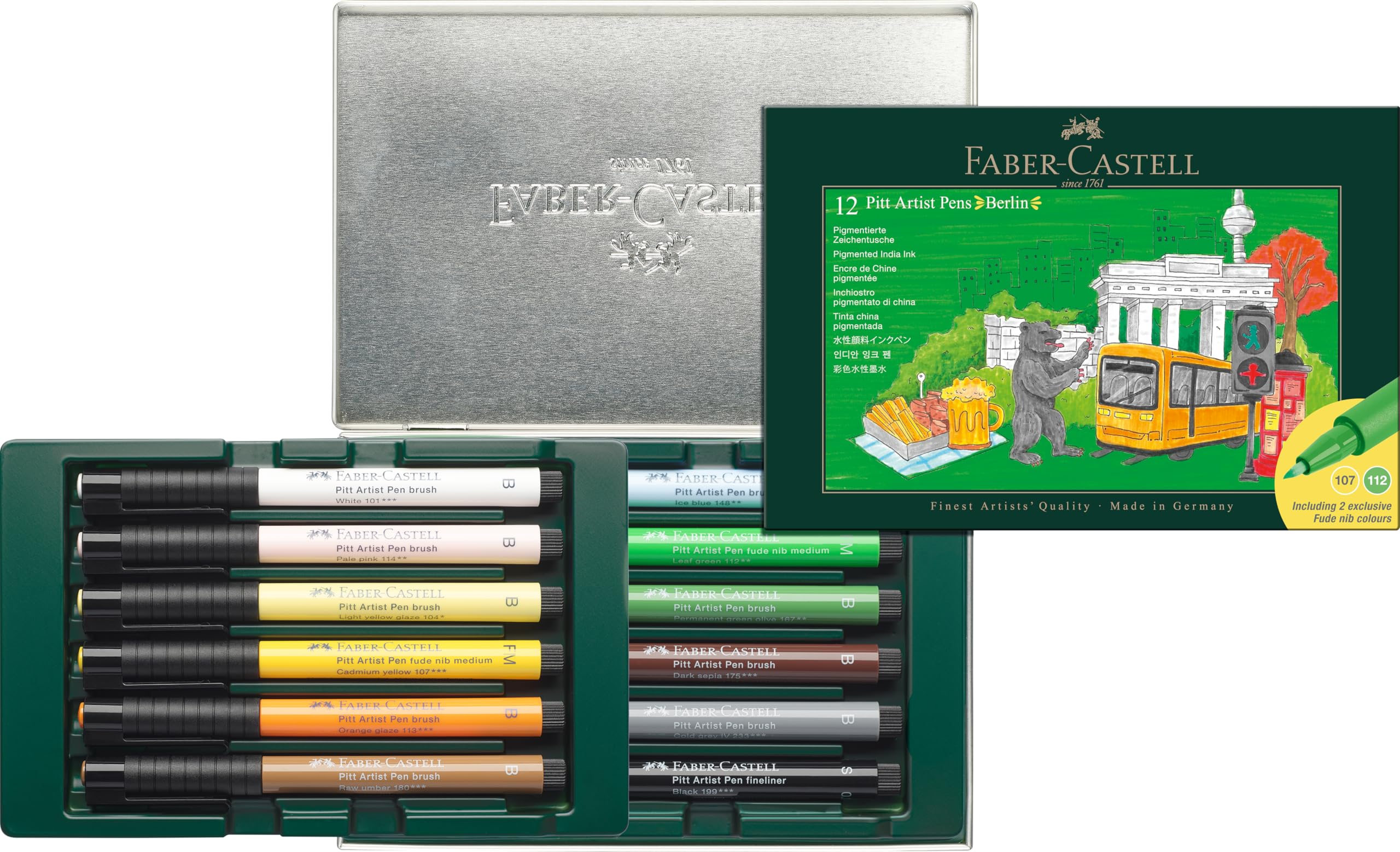 Faber-Castell - Pitt Artist Pen Tuschestift Geschenkset Berlin