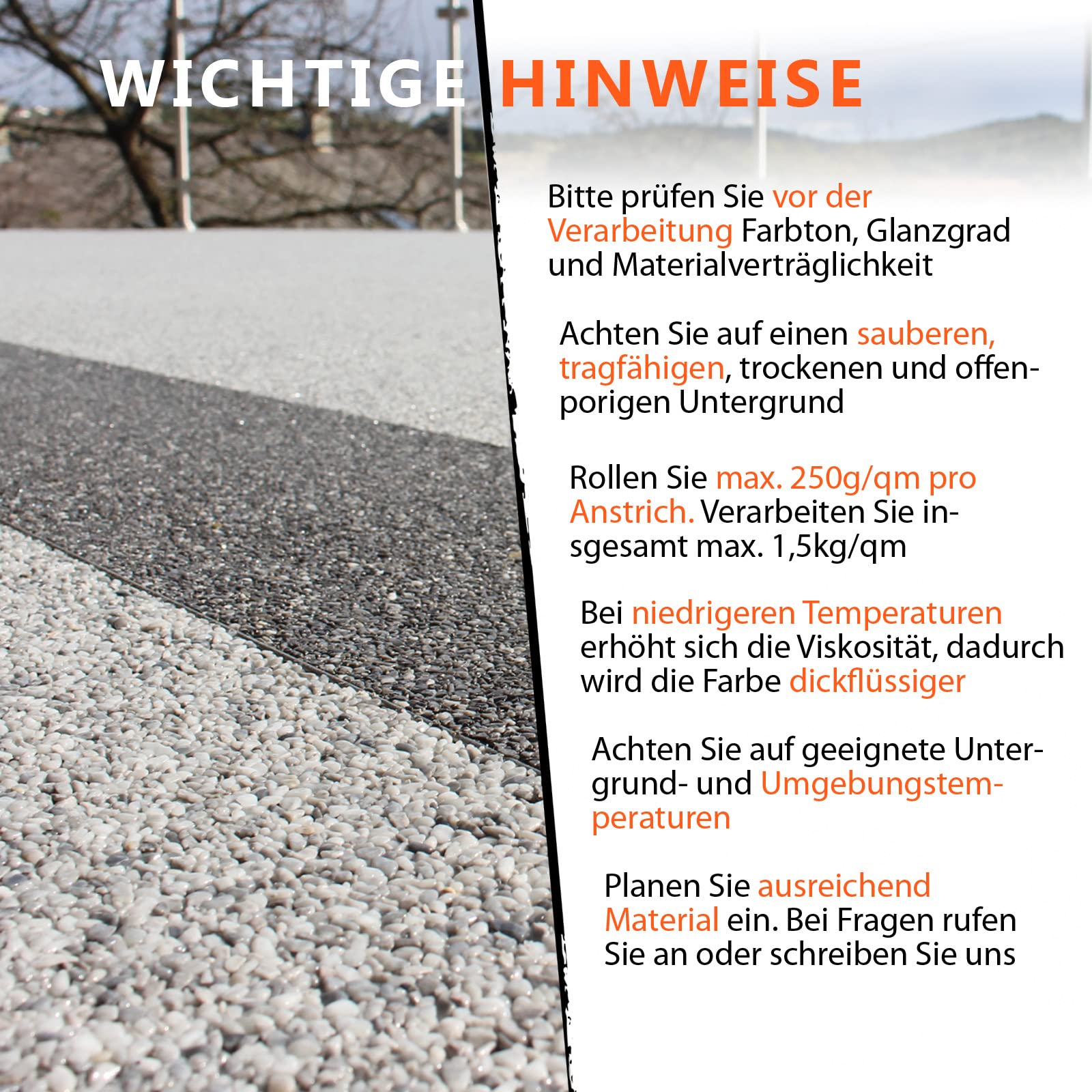 BEKATEQ 1K PU Porenfüller für Steinteppich außen, UV-fest, 5kg farblos glänzend - kein Vergilben, elastisch, abdichtend, einfache Verarbeitung BK-669PU