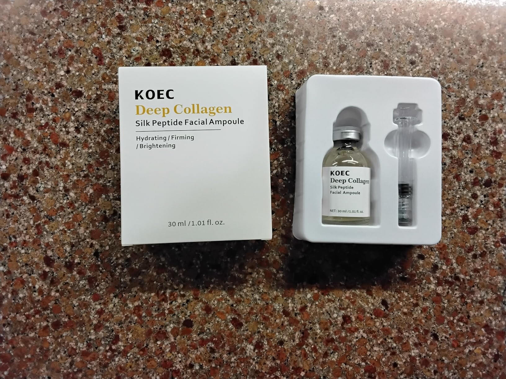 Generic Deep Collagen Silk Peptide Ampoule, Silk Peptide Intensive Lifting Threads, Deeply Moisturizes, Firms and Lifts Skin, Prevent Wrinkles (1PCS Deep Collagen Power Boosting Cream in Serum)