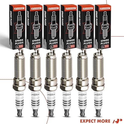 Miniatura 9 de A-Premium Iridium Platinum Bujías compatibles con Mazda 6 2009-2012, CX-9 CX9 2007-2012, 3.5L 3.7L, paquete de 6