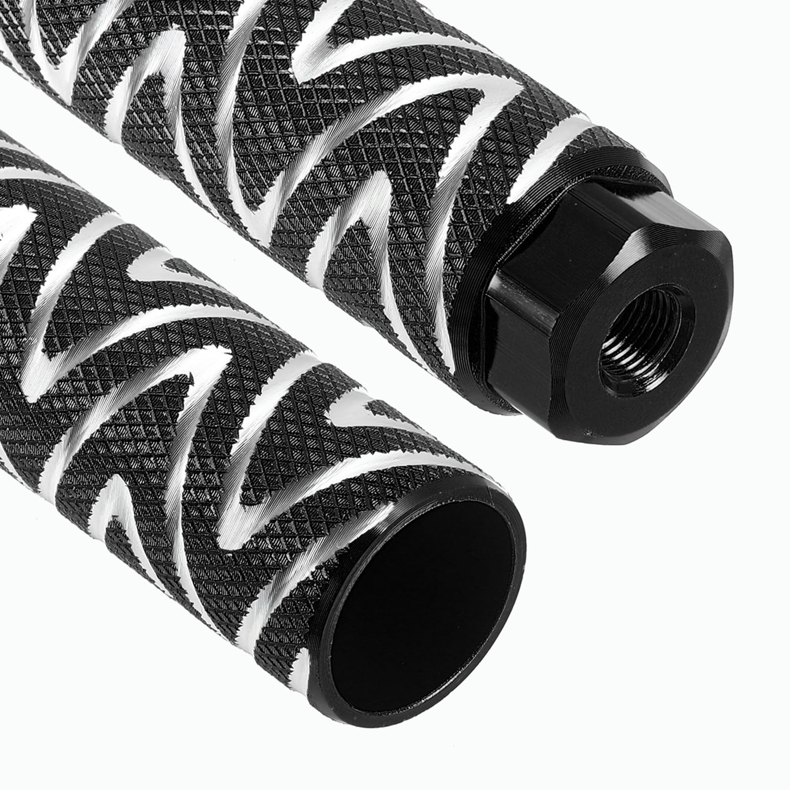 PATIKIL Aluminum Alloy S-Shape Bike Pegs Fit 3/8 inch Axles - Image 3