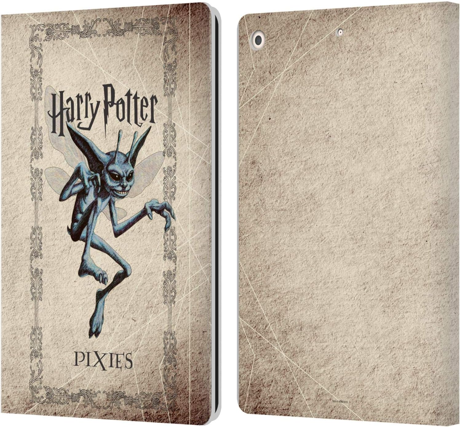 Head Case Designs Officially Licensed Harry Potter Dobby House Elf Creature Chamber of Secrets II Leather Wallet Case Compatible with Apple iPad 10.2 2019/2020/2021