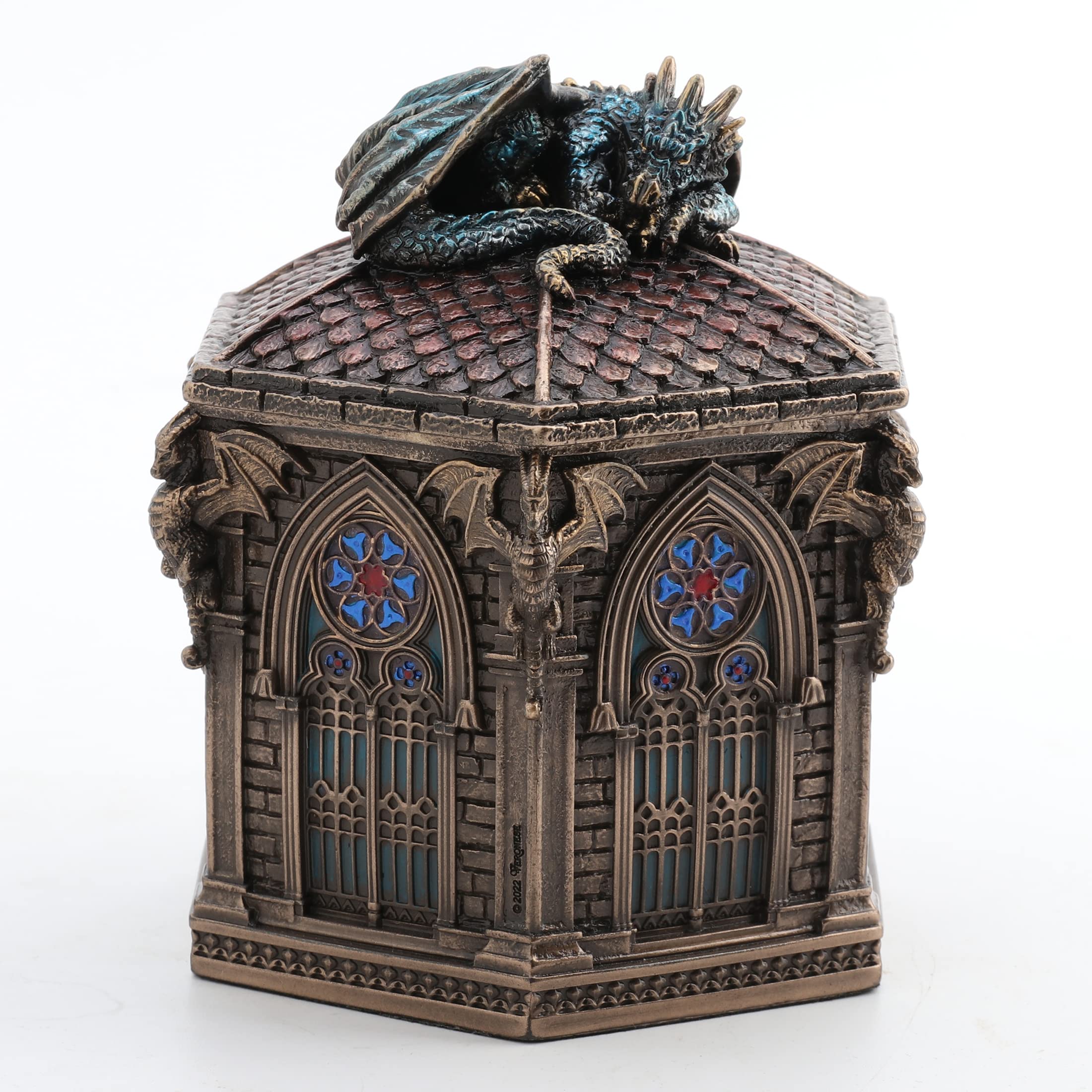 Amazon.com: Veronese Design 4 7/8 Inch Resting Cathedral Dragon