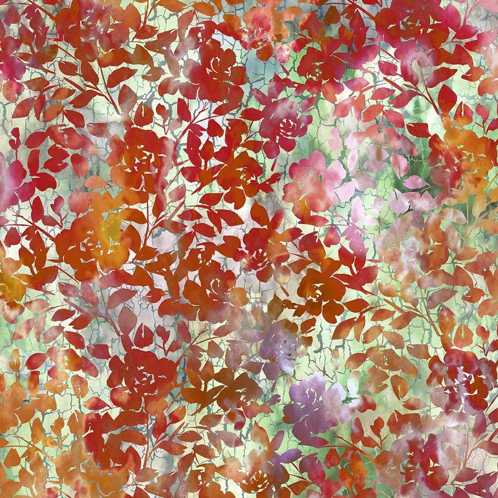 In The Beginning Fabrics Haven Roses Multi