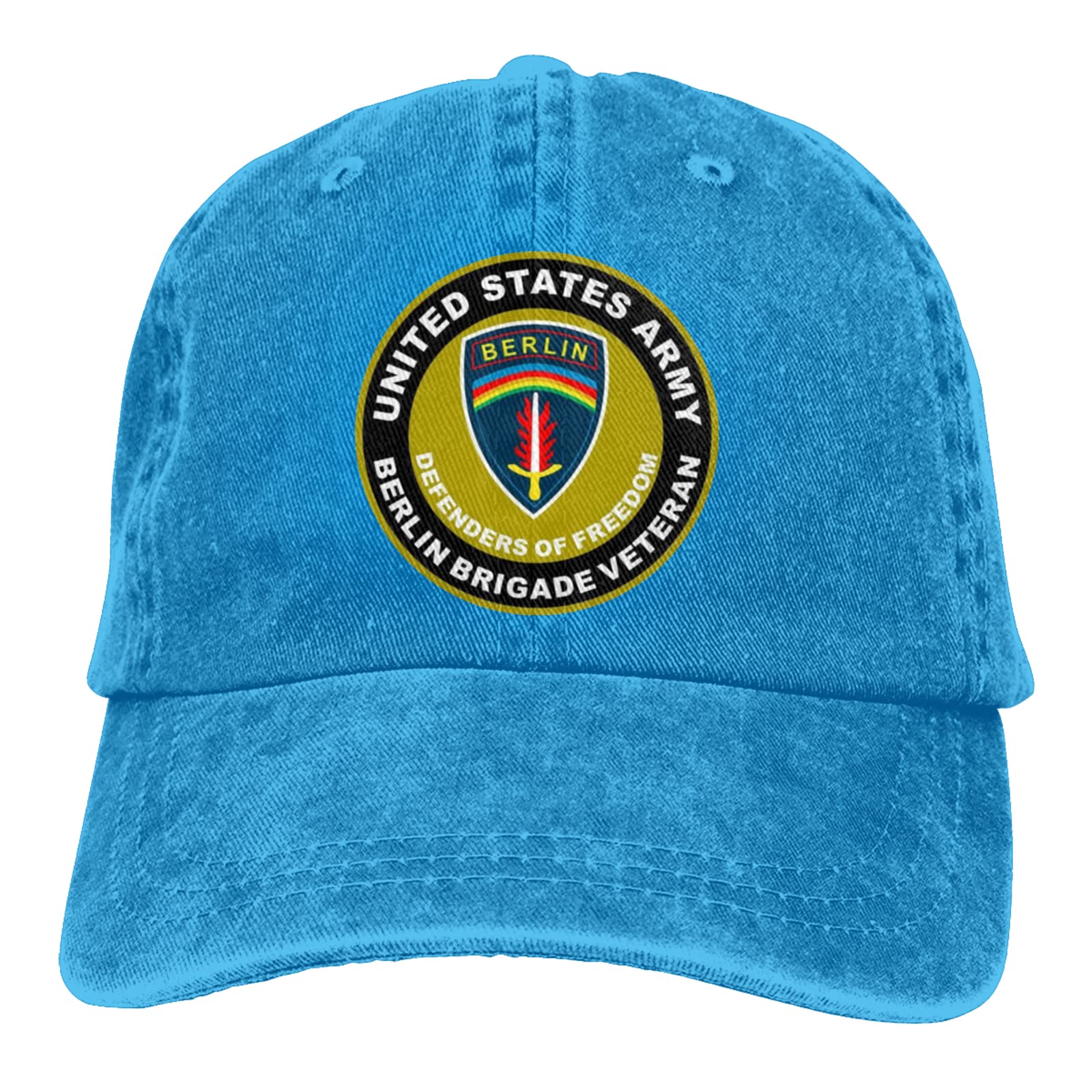 Us Army Berlin Brigade Veteran Unisex Baseball Hats Cowboy Hat Denim Hats Plain Hats Fit Hats Dad Hat