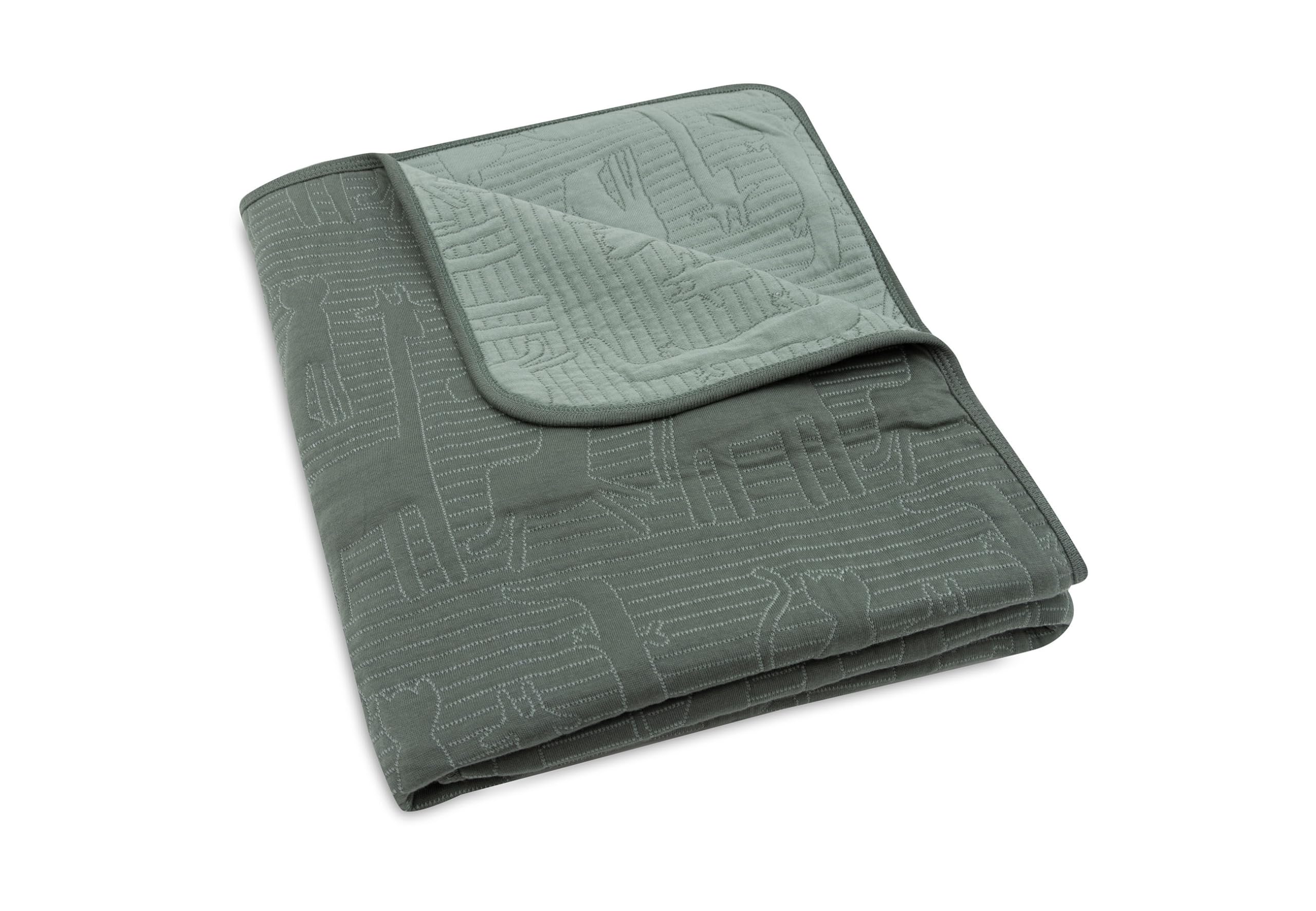 Jollein Jungle Jambo, coperta per neonati, 100 x 150 cm, 100% cotone, interno 100% poliestere, per lettino, 2,0 TOG