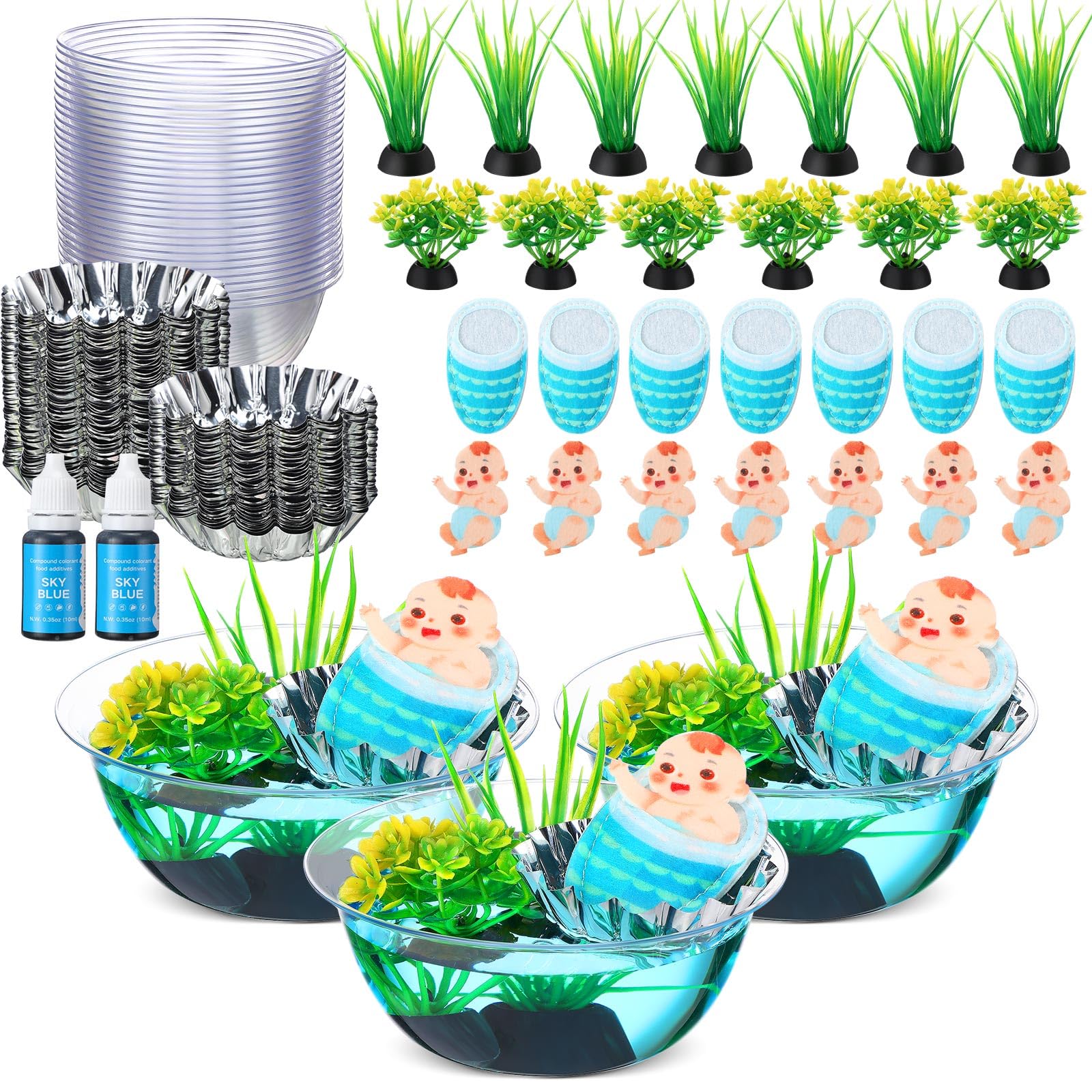 WinnerWhy 24 Set Baby Moses Bible Felt Craft Kits Pesach Seder Decorations Passover Gifts Pesach Sunday School Activity