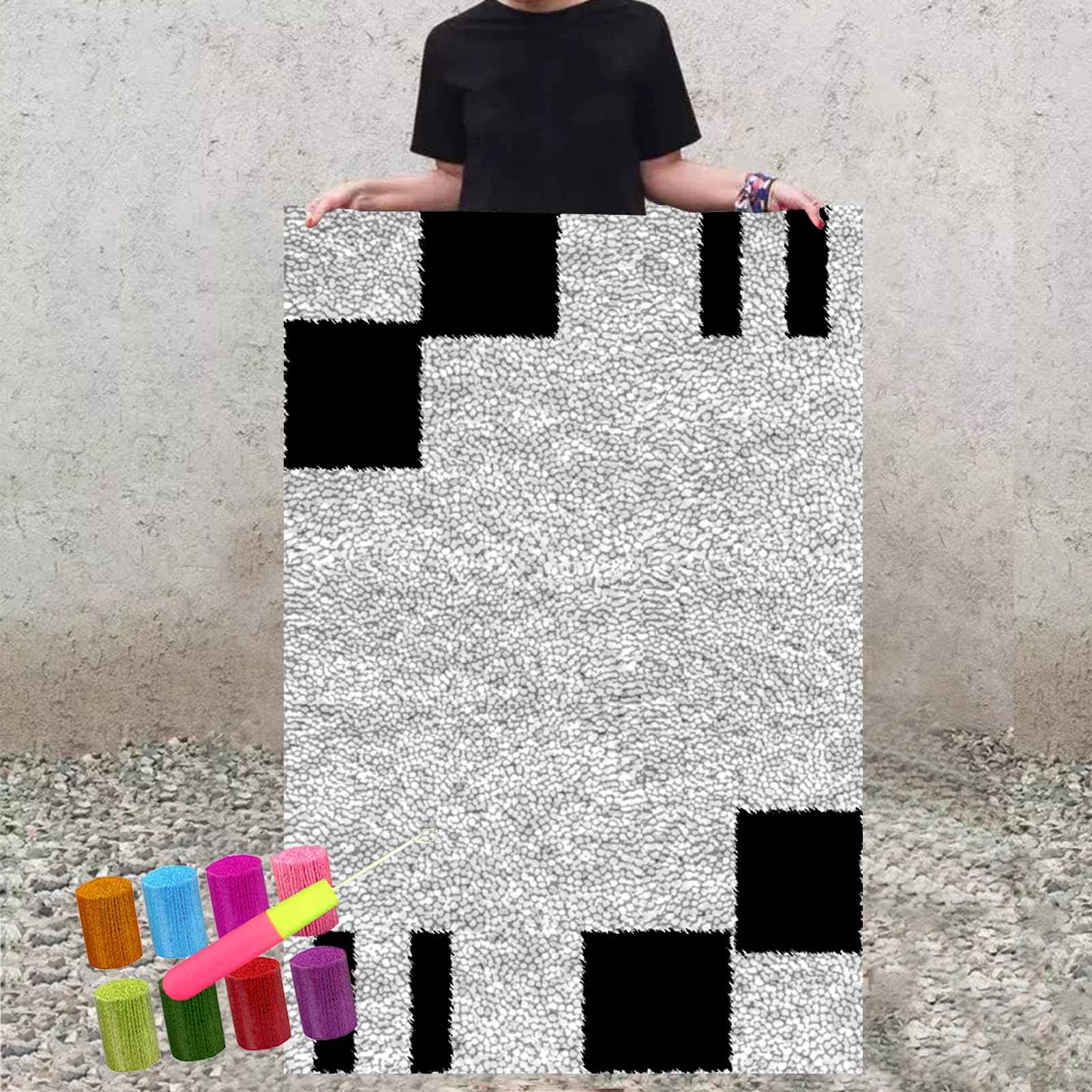 140 x 180 cm zestawy dywanów z haczykiem zatrzaskowym, zestaw do produkcji dywaników, zestawy do haftu krzyżykowego, zestaw do robienia gobelinów, zestaw 3D z haczykiem do haftu ręcznego wykonania
