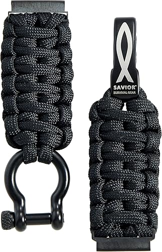 Miniatura 6 de Savior Survival Gear Correa de reloj Paracord de 0.787 in0.866 in con liberación rápida, para hombres y mujeres, correa compatible con varios