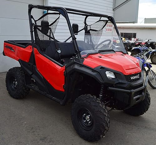 Miniatura 6 de Honda Pioneer 1000 Parabrisas abatible resistente a arañazos semifijo. ¡Máxima versatilidad en SxS! Fácil de instalar y retirar. No se requieren