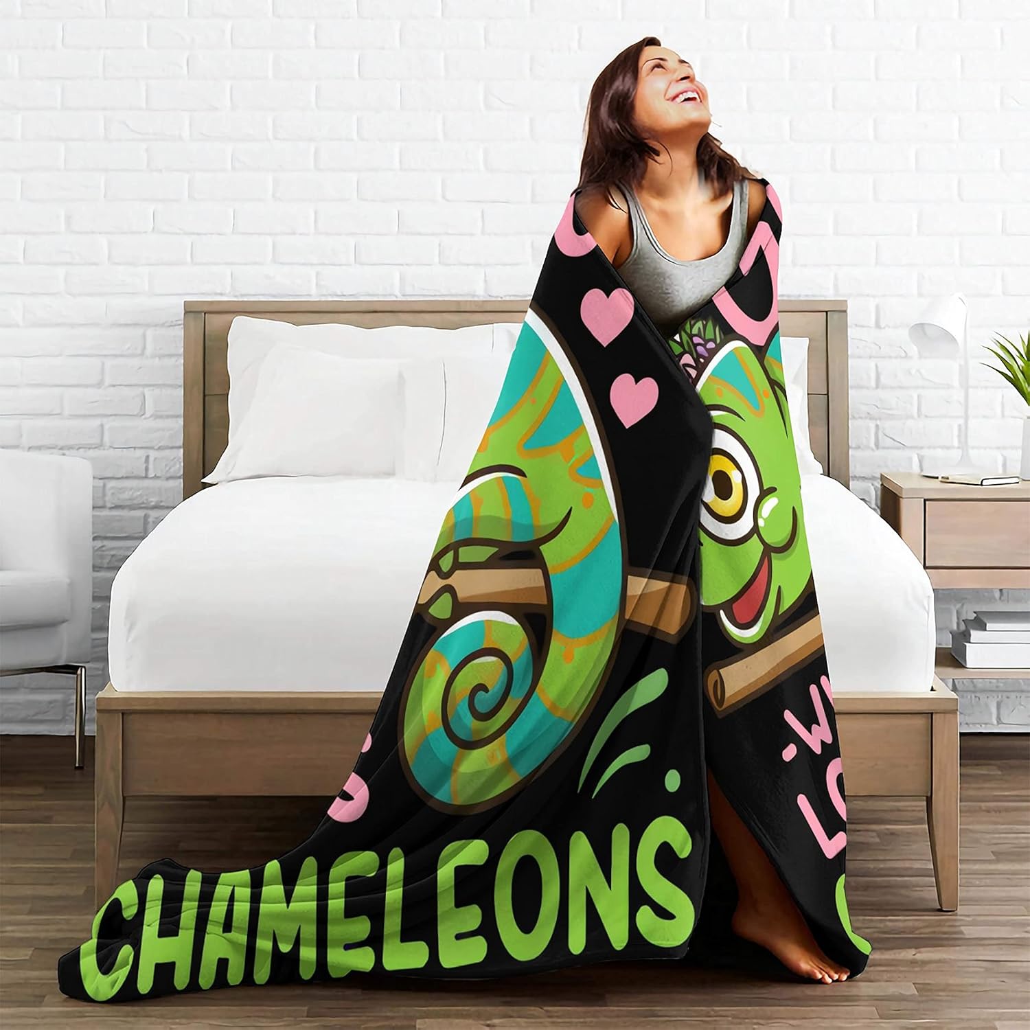 Black Friday - 60% OFF Just A Girl Who Loves Chameleons Blanket Throw Quilt Bedspread Flannel Soft Warm Lightweight High Breathable Plush Fluffy Blankets for All Season Spring Summer Autumn (XXL 120X90 for Family) Top Rated Just A Girl Who Loves Chameleons Blanket Throw Quilt Bedspread Flannel Soft Warm Lightweight High Breathable Plush Fluffy Blankets for All Season Spring Summer Autumn (XXL 120X90 for Family)