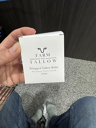 Miniatura 20 de FARM TO TALLOW Bálsamo de sebo batido para cara, piel y cuerpo, suave e hidratante, 4 onzas, vainilla de menta, hidratante de sarga de ternera