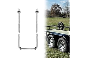 4 or 5 Lug Zinc Plated U-Bolt Spare Tire Carrier Holder for Trailer Side Mount