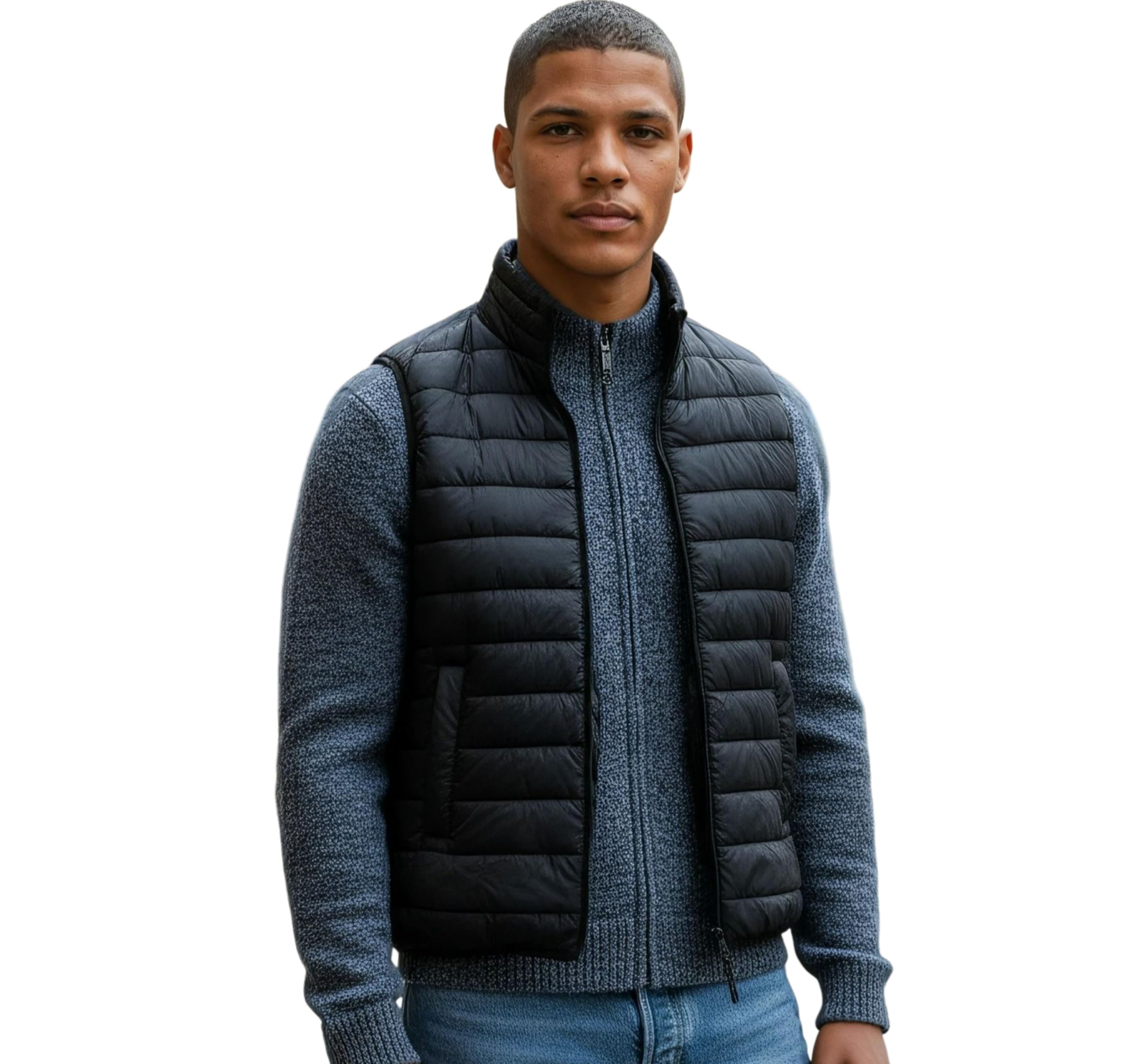 Jack In The Bag Men's Black *Size S-6Xl * Lightweight Sleeveless Body Warmer Jacket Gilet Body Warmer (3Xl, )
