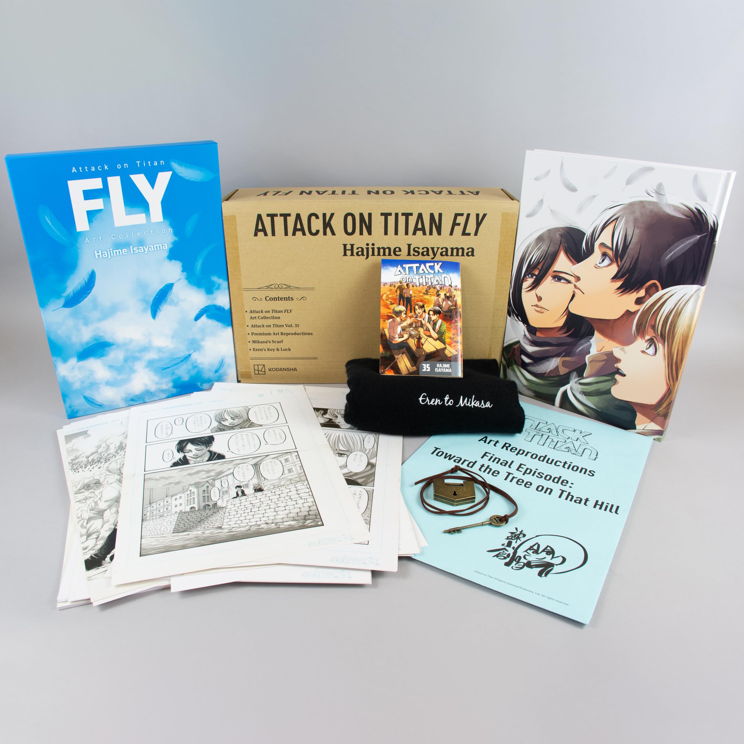 Attack on Titan 35: FLY Collector's Box Set Hardcover – June 3, 2025