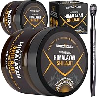 NutroTonicยฎ Authentic Himalayan Shilajit | Most Potent 60 Days Sundried 40X Nano Filtered Pure Himalayan Shilajit Resin | Ethically Wild Crafted +17000 FT | Premium Quality Guaranteed - 120 Servings