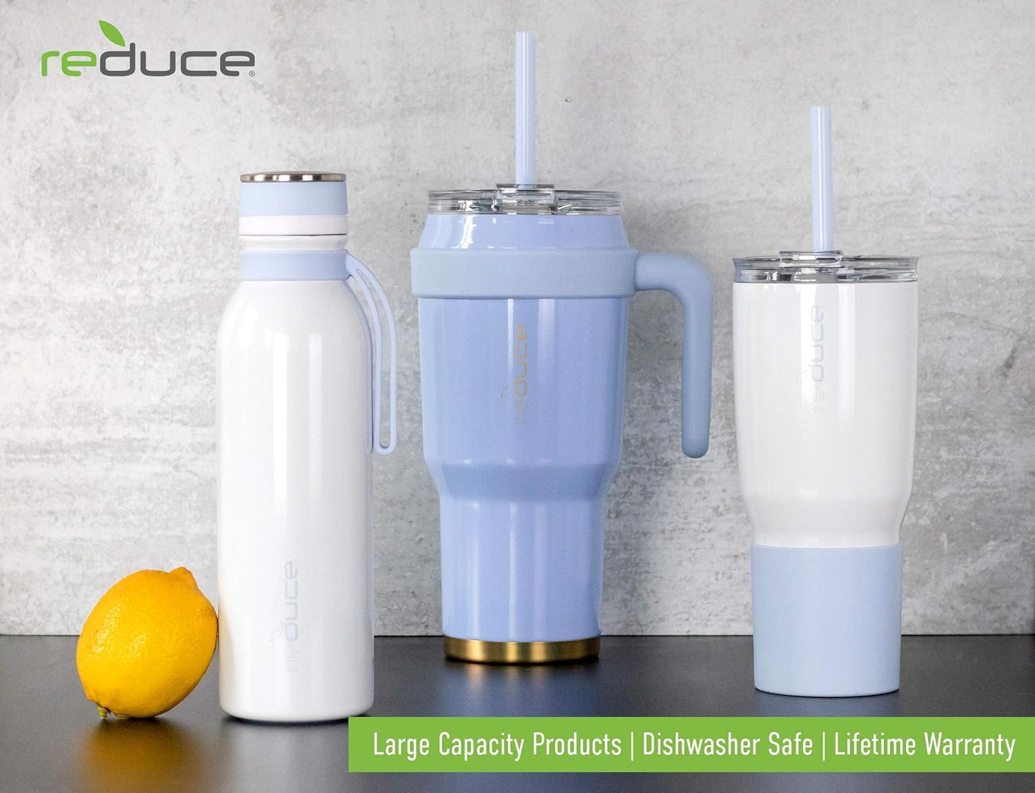 Black Friday Sale 2022 Reduce Tumbler – 40 oz, White, Powdercoat