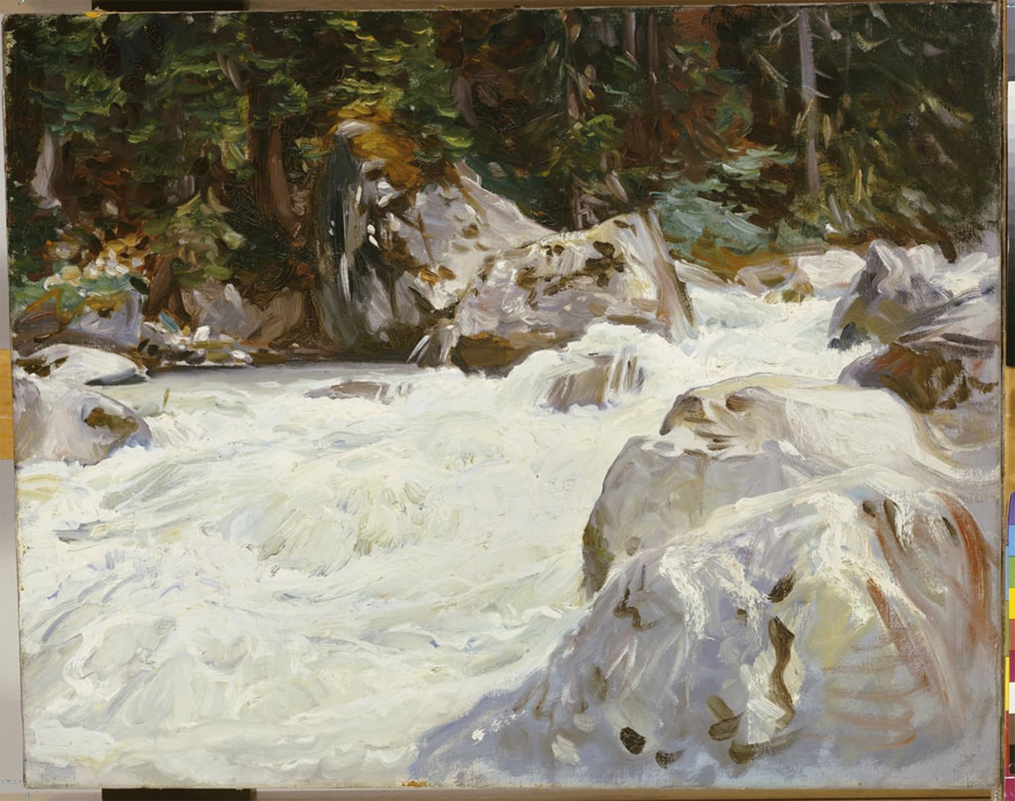 Impression sur toile torrent en Norvège décoration maison - 5