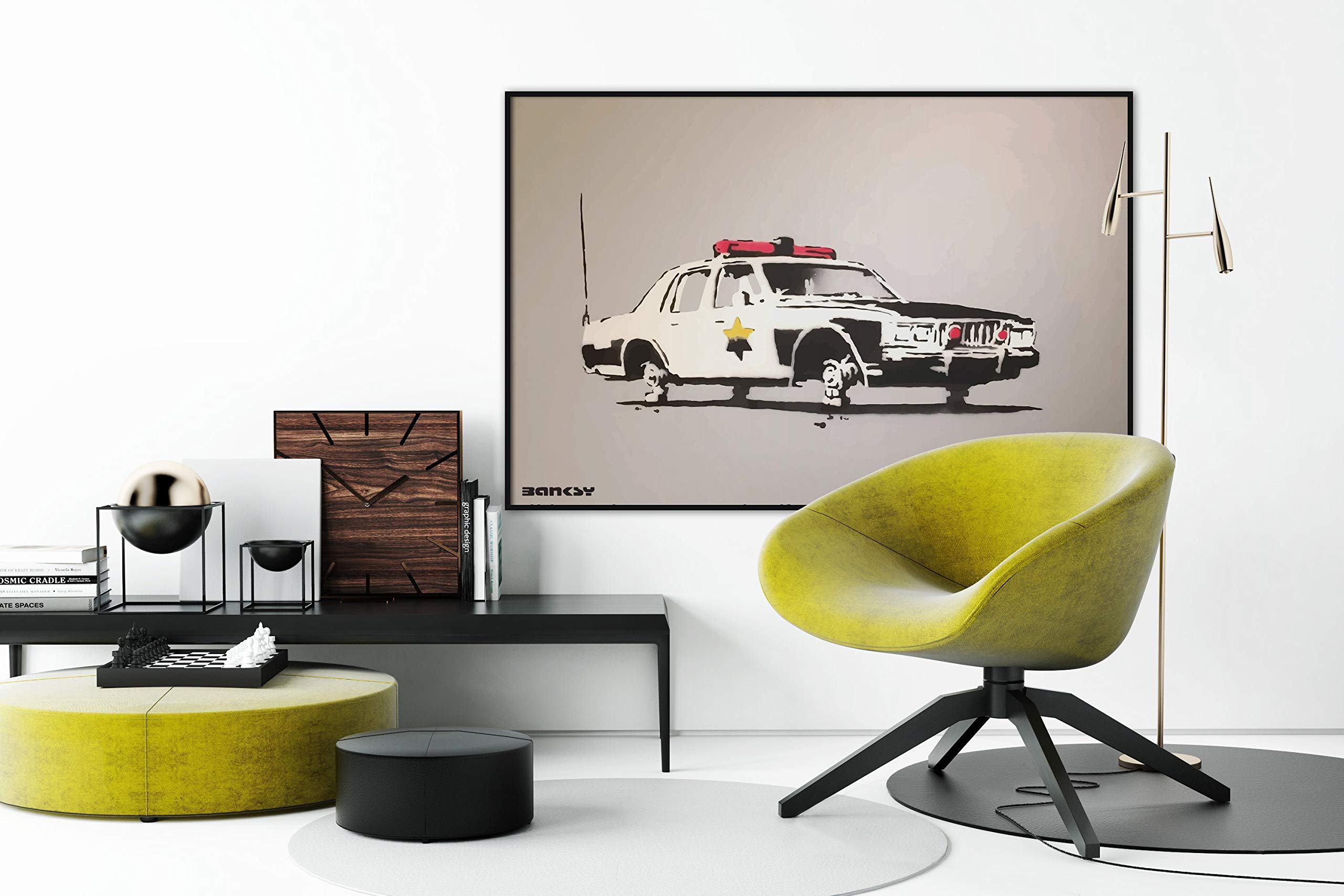 Art mural police humour Ford le cadeau de naissance idéal pour décorer la chambre d'un garçon