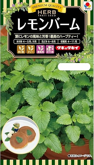 Amazon タキイ種苗 ハーブ レモンバーム ハーブ Amazon タキイ種苗 ハーブ レモンバーム ハーブ