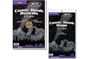 BCW Silver Age Comic Bags and Backer Boards - 100 ct