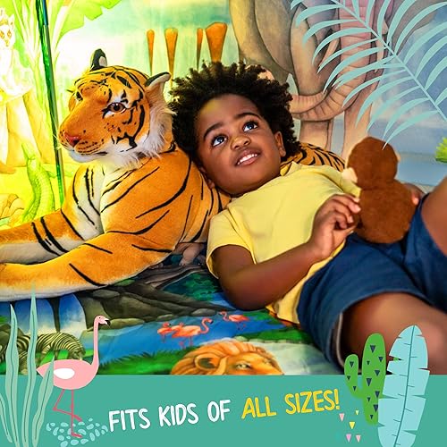 Miniatura 31 de W&O - Tienda de campaña desplegable de cohete para jugar con botón de despegue, juguetes para niños, tienda de campaña espacial, nave espacial