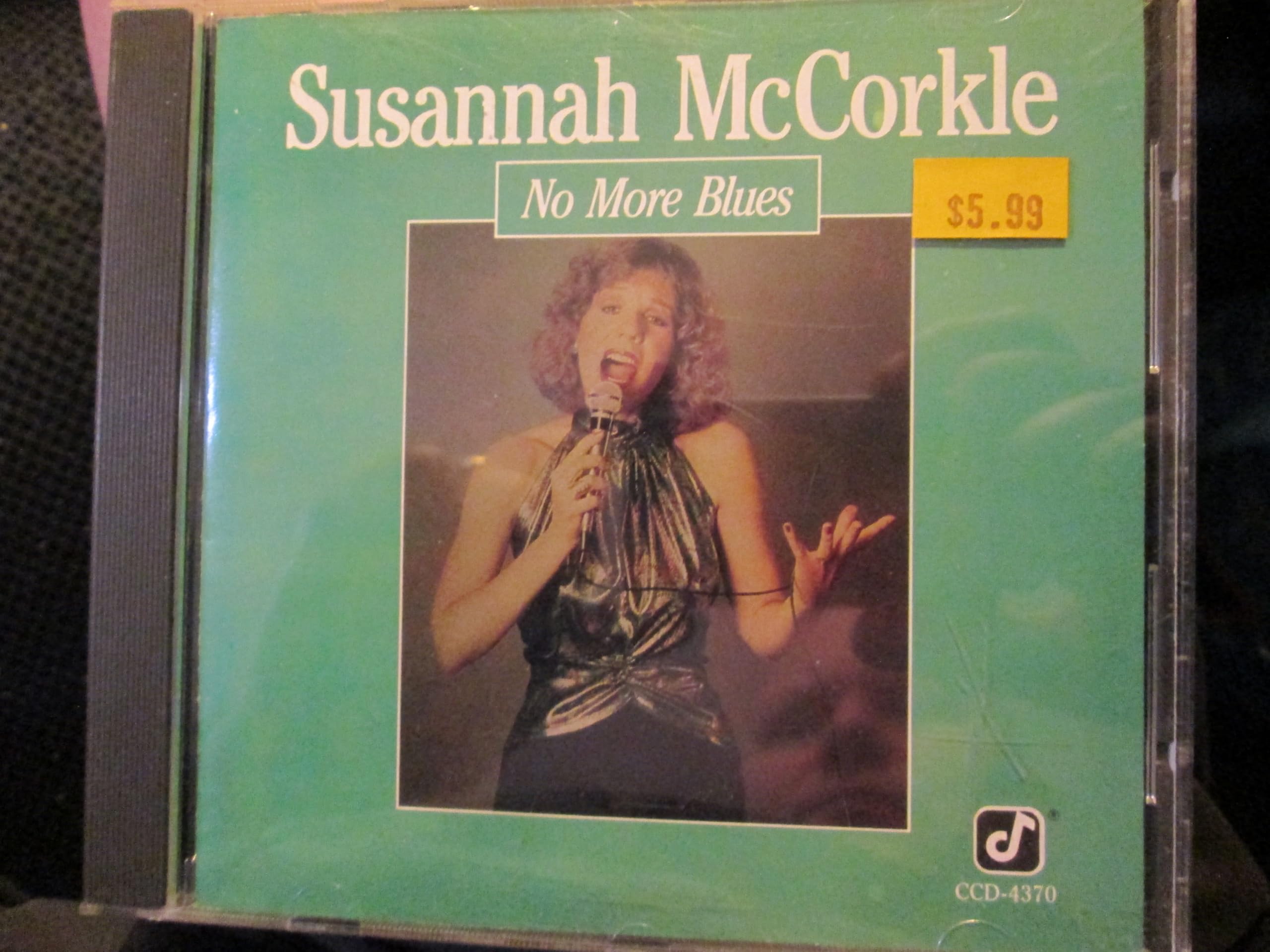 No More Blues [Audio CD] Susannah McCorkle; Vinícius de Moraes; Gordon Jenkins; Johnny Mercer; Jon Hendricks; Antonio Carlos Jobim; Bucky Pizzarelli; Dave Frishberg; Emily Remler; Ken Peplowski; John Goldsby and Terry Clarke