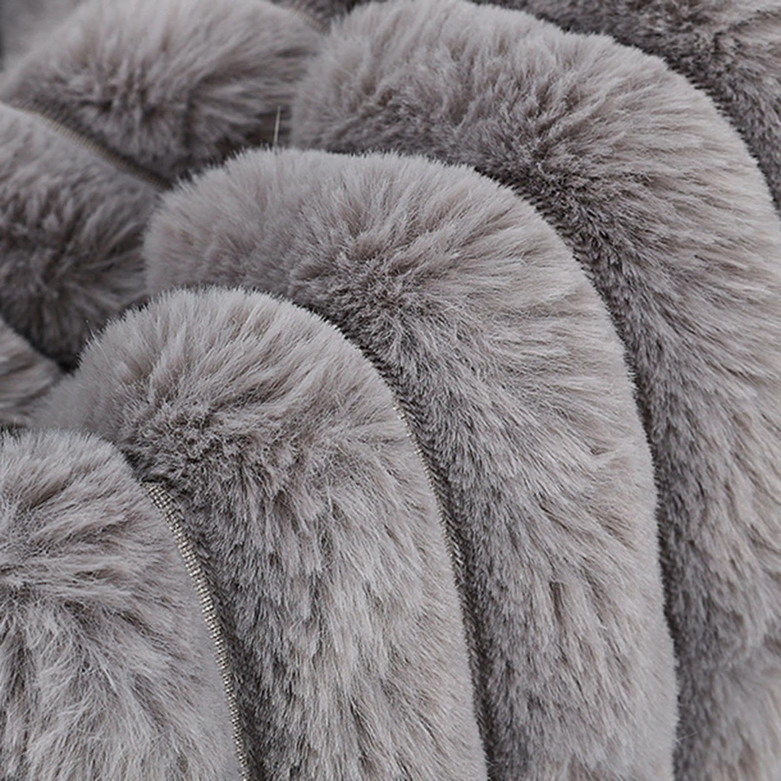 perfk Tappetino caldo per passeggino per animali domestici, tappetino per passeggino per cani, morbido peluche resistente all'usura, accessori per, Grigio