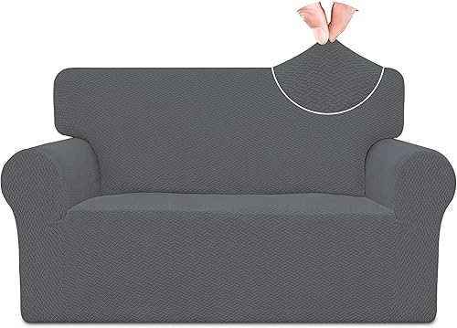 Vista 154 de Easy-Going Funda de sofá reclinable de jacquard elástico, suave de 4 piezas, con lazo elástico, protector de muebles lavable para niños, mascotas