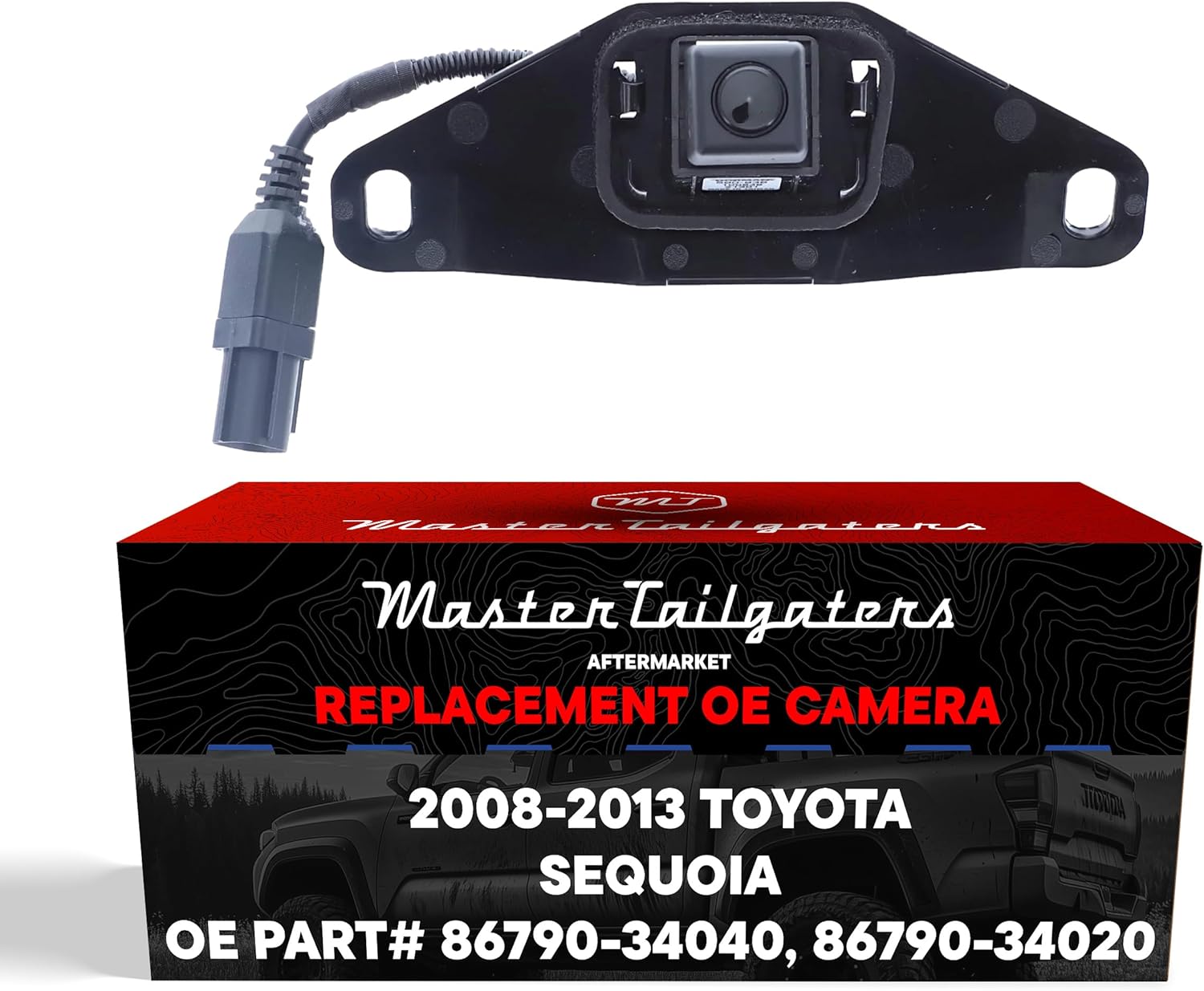 Master Tailgaters Replacement for Toyota Sequoia (2008-2013) Backup Camera OE Part # 86790-34020, 86790-34040