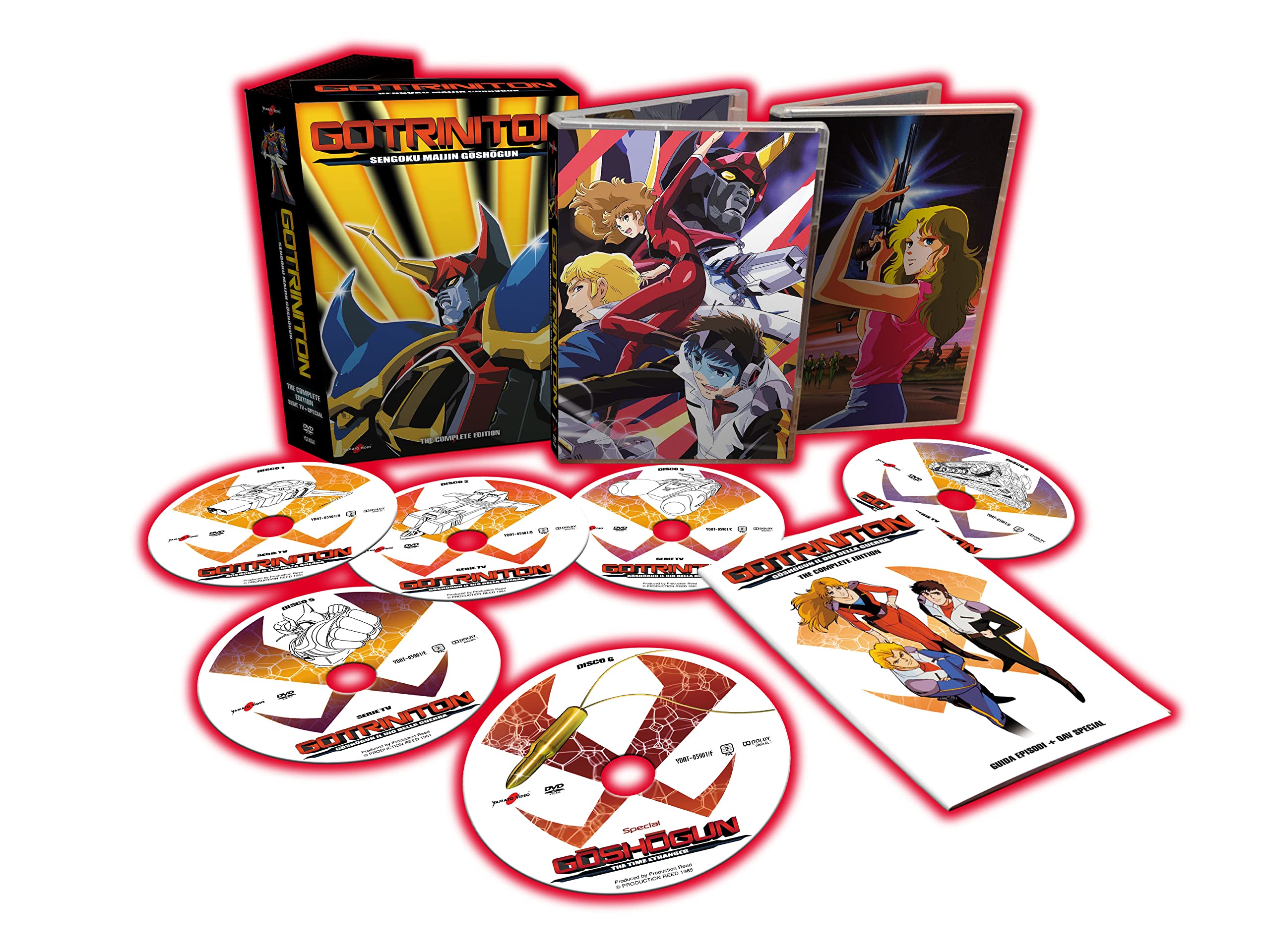 Gotriniton Sengoku Maijin Goshogun Box 6 DVD