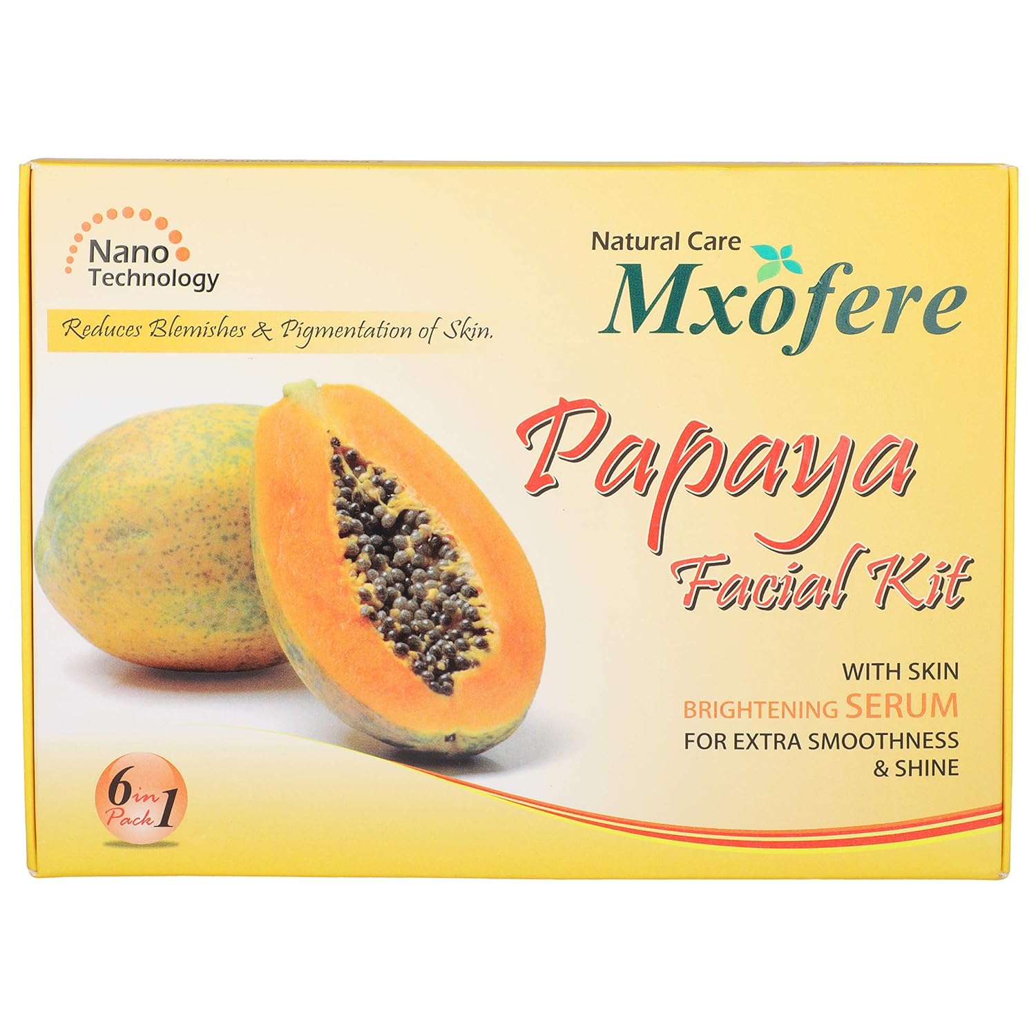 Mxofere Papaya Facial Kit with Nano technology 6 steps. Amazon.in