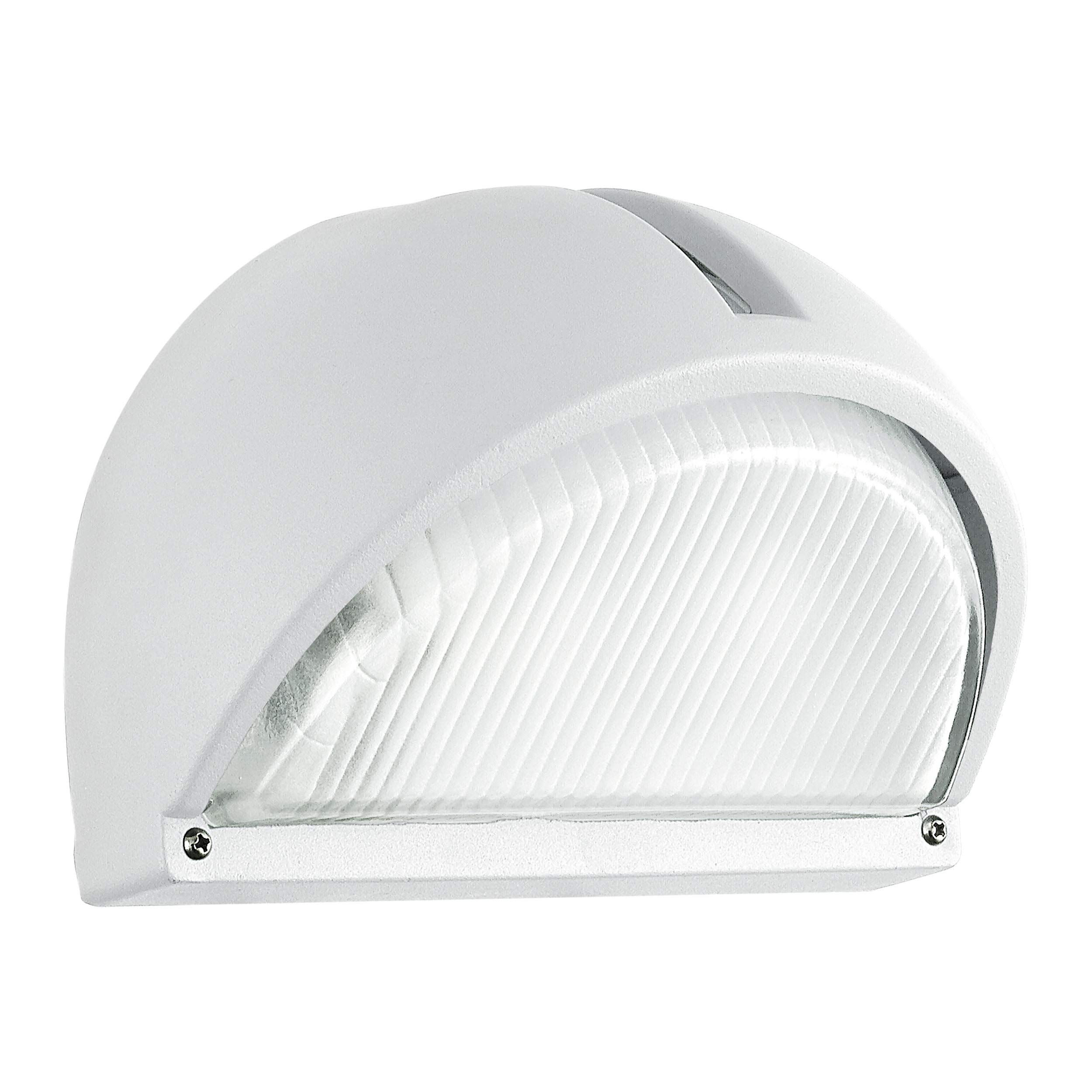 Eglo Outdoor Wall Light, Cast Aluminium, 40 W, White, 89768