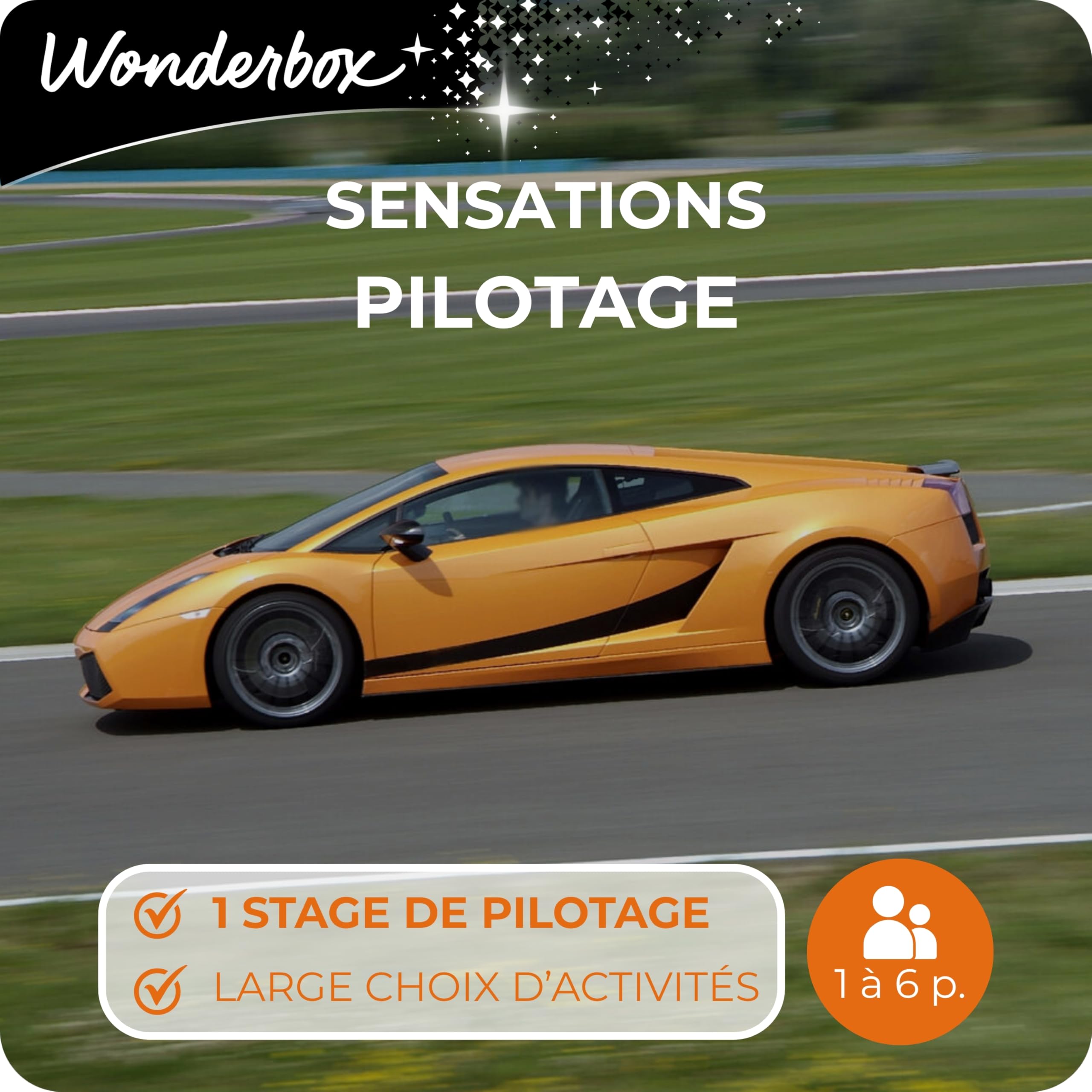 Wonderbox - Sensations Pilotage - Coffret Cadeau - Idée Cadeau Aventure