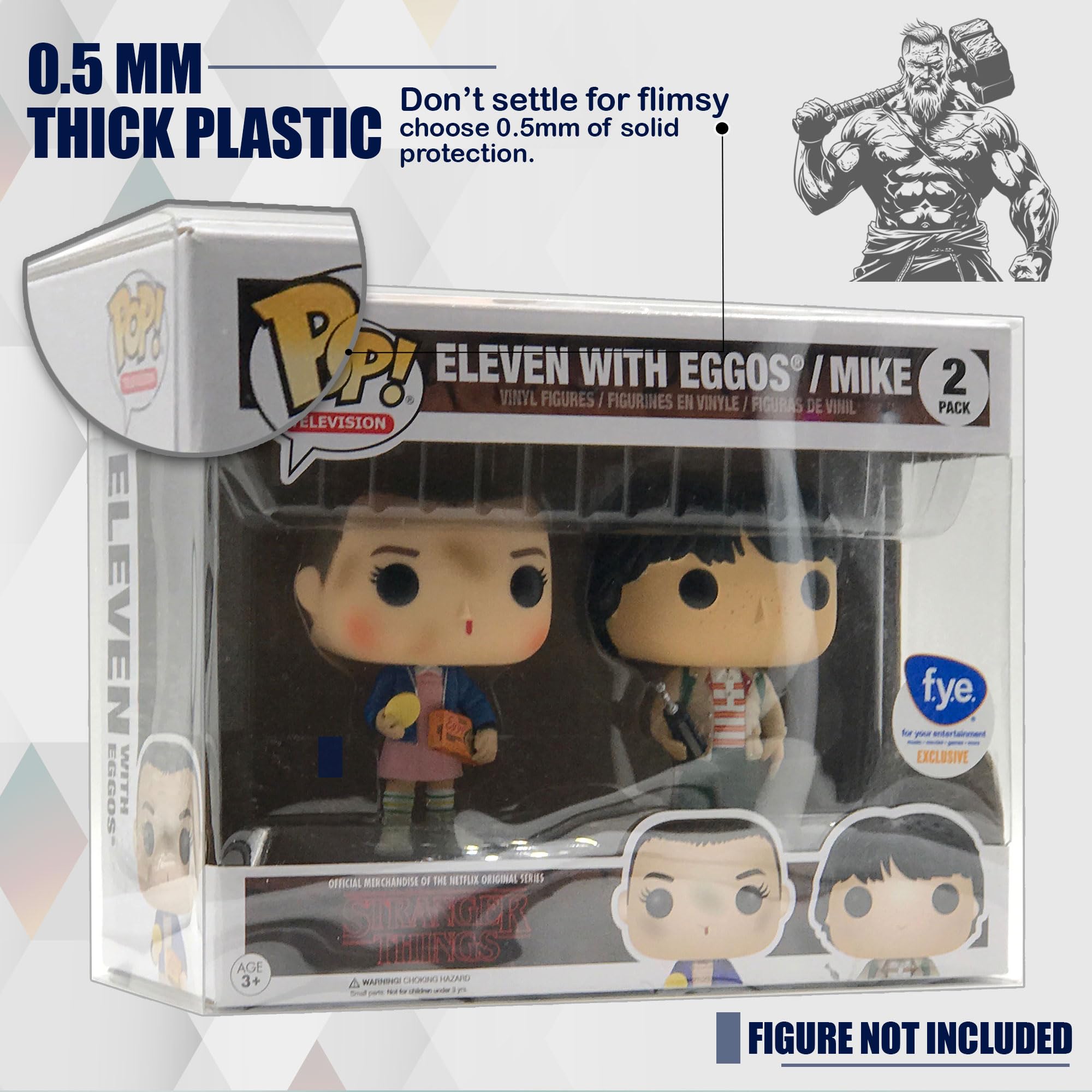 Amazon.com: MALKO Funko Pop Protector Compatible with Funko Pop! 2 