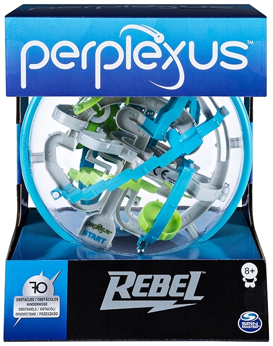 旋风迷宫游戏：Perplexus Rebel 3D迷宫挑战，70个障碍
