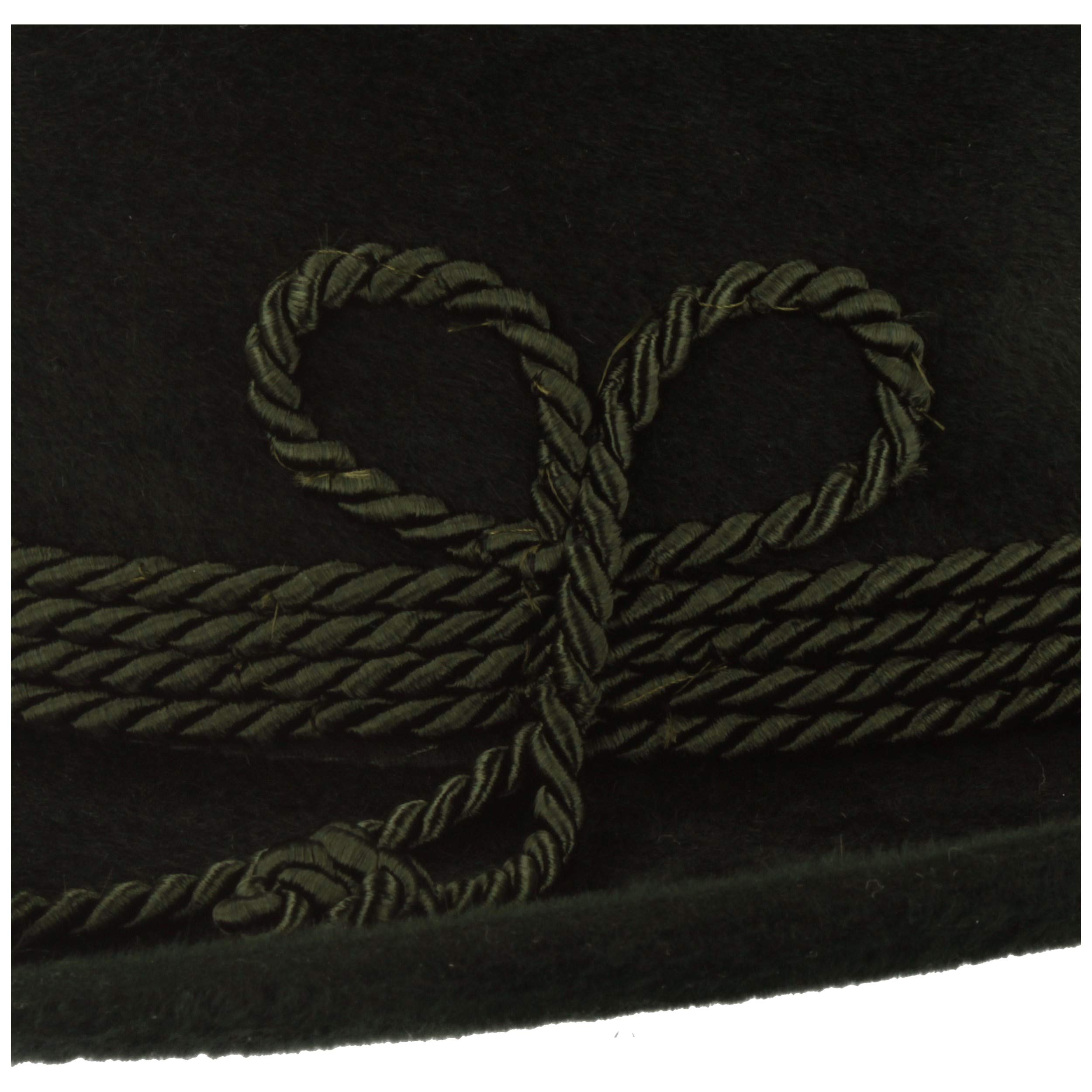 Breiter Herren Velour Trachten-Hut Filz-Hut Herren-Hut – Werdenfelser – Handgemacht aus 100% Haarfilz mit passender Kordel-Garnitur & Echtleder Schweißband