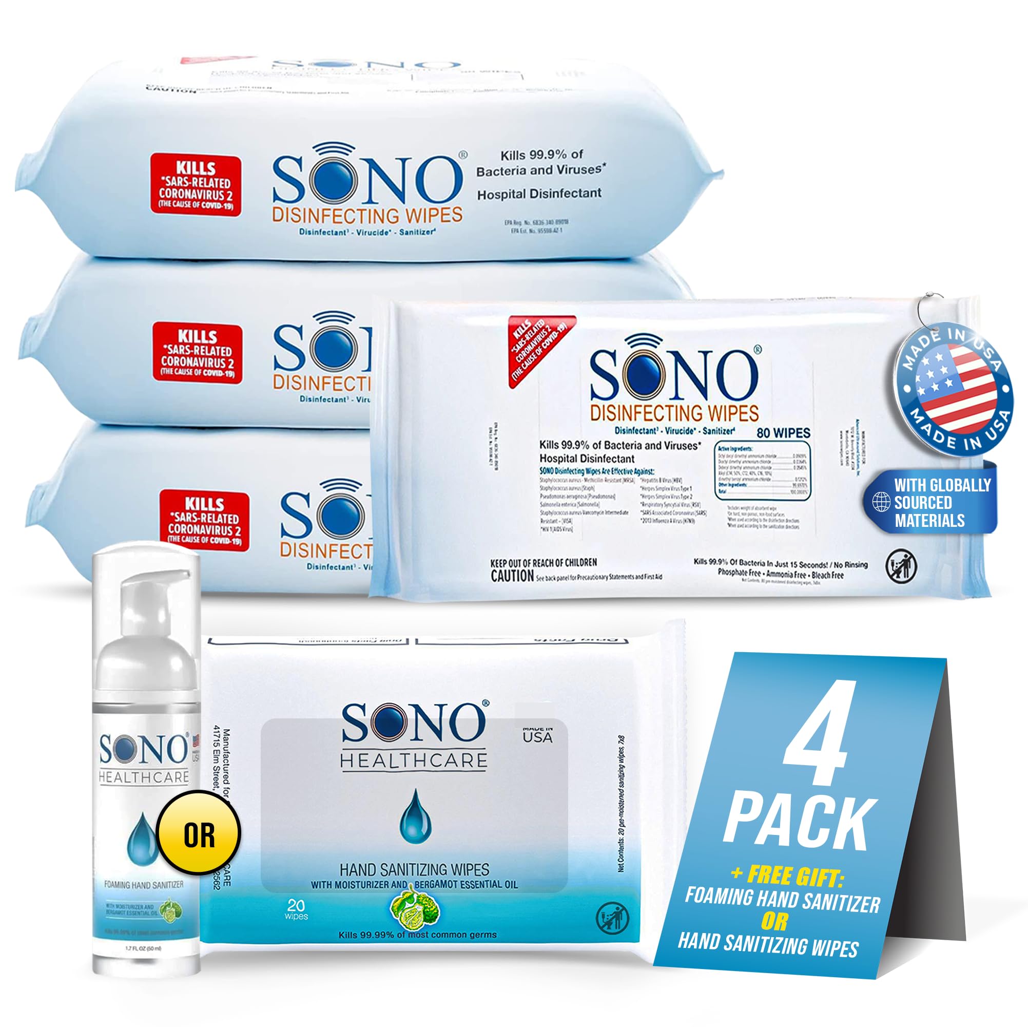 SONO Disinfecting Wipes