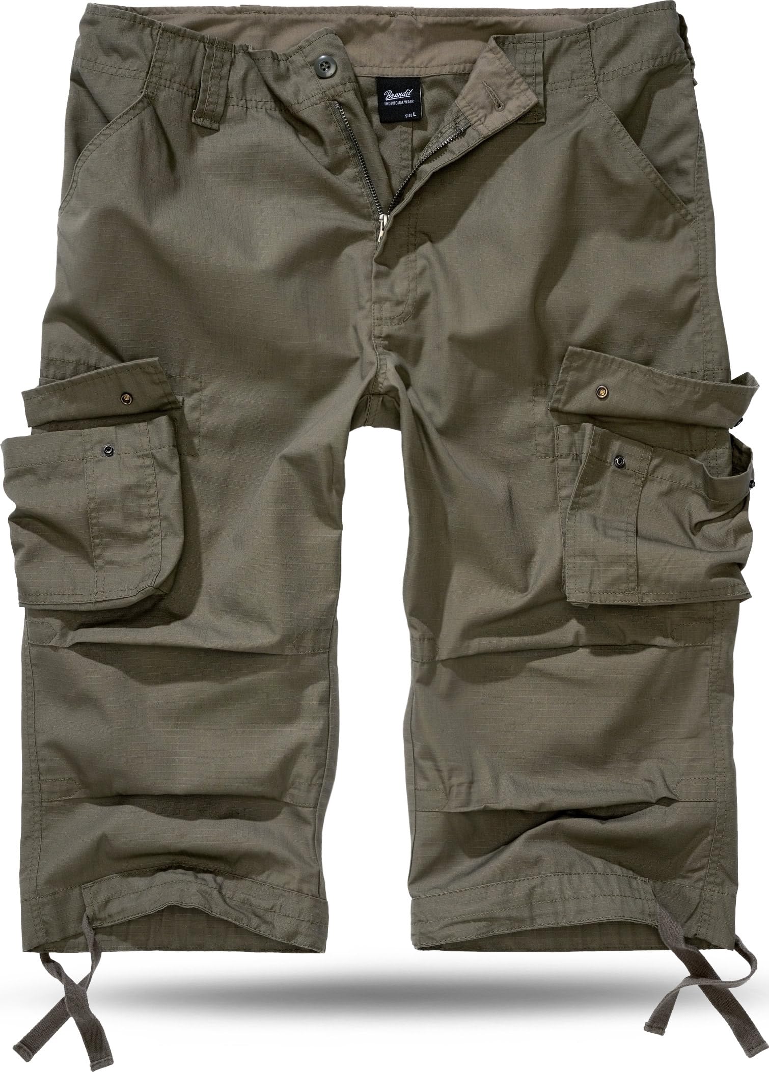 Brandit Urban Legend Ripstop Shorts – Pantaloncini Uomo In Tessuto Resistente, Colore Oliva, Taglia XL