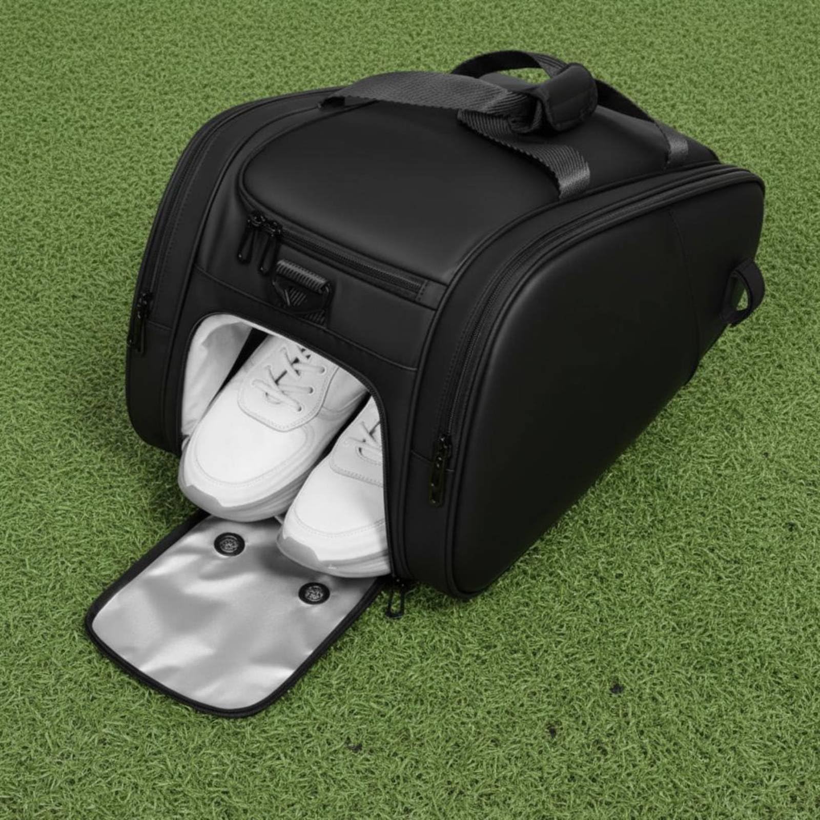 Borsa Sportiva da Uomo Borsone Palestra Zaino Duffel Trasformabile con Scomparto Racchette Scarpe Ventilato in Tessuto Oxford Impermeabile Adatta a Palestra Viaggio Outdoor