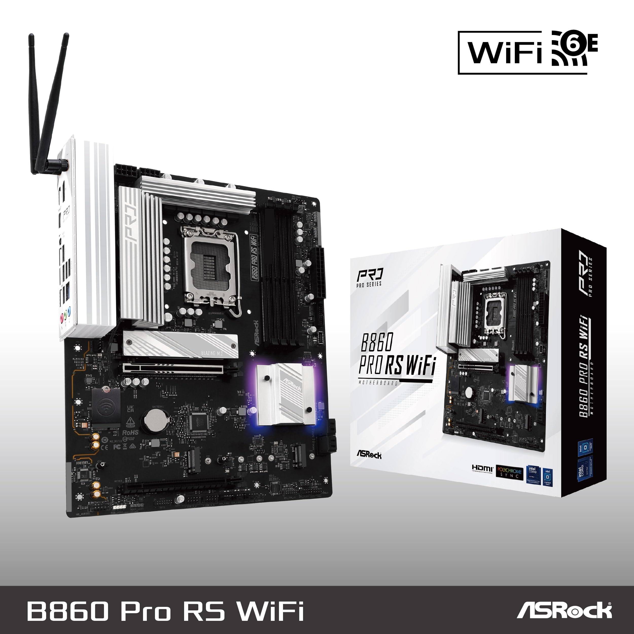 Amazon | ASRock マザーボード B860 Pro RS WiFi Intel CPU Core Ultra