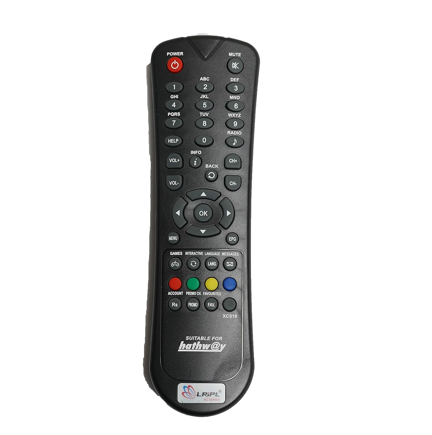 LRIPL Hathway SetTop Box Remote Compatible for Hathway SD SetTop Box