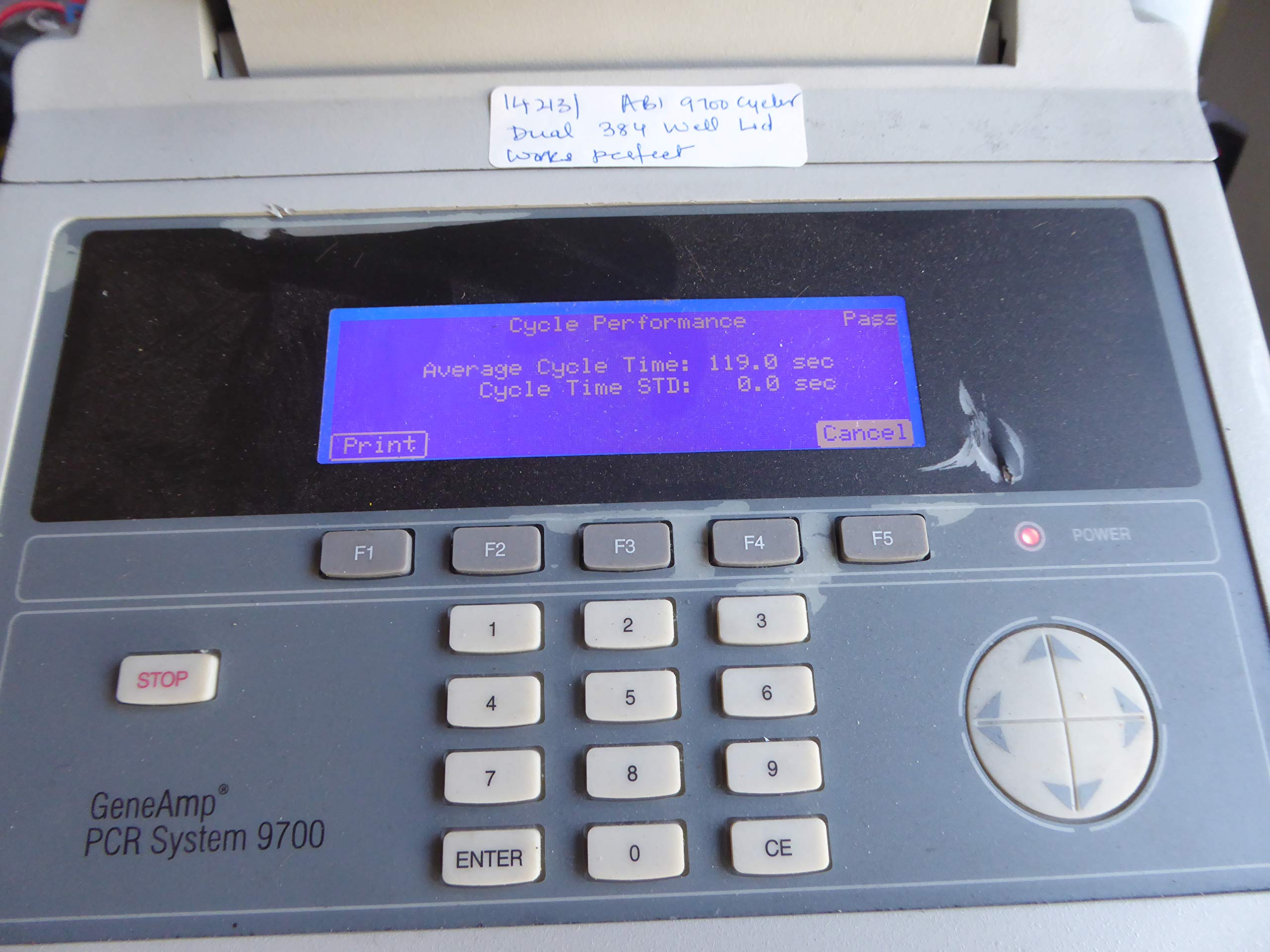 Applied Biosystems ABI GeneAmp PCR System 9700 w/ 96-Well Block 