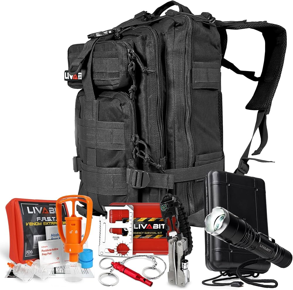 Amazon.com: LIVABIT SOS Bug Out 3 Day Backpack Emergency Survival