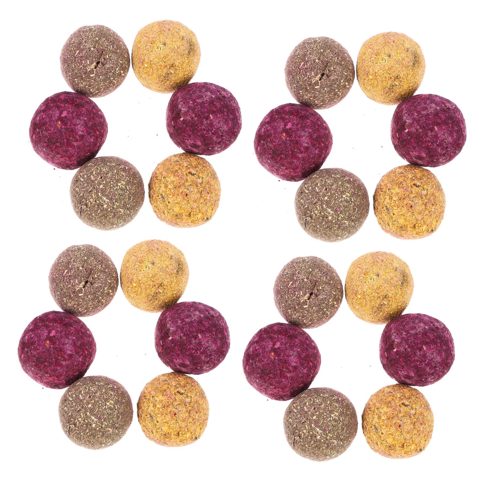 Toddmomy Boules à Mâcher Lot de 36 Aide Broyage des Dents en Plante Naturelle, Jouet à Mâcher et Accompagnement des Animaux pour Lapins et Hamsters pour Petits Animaux
